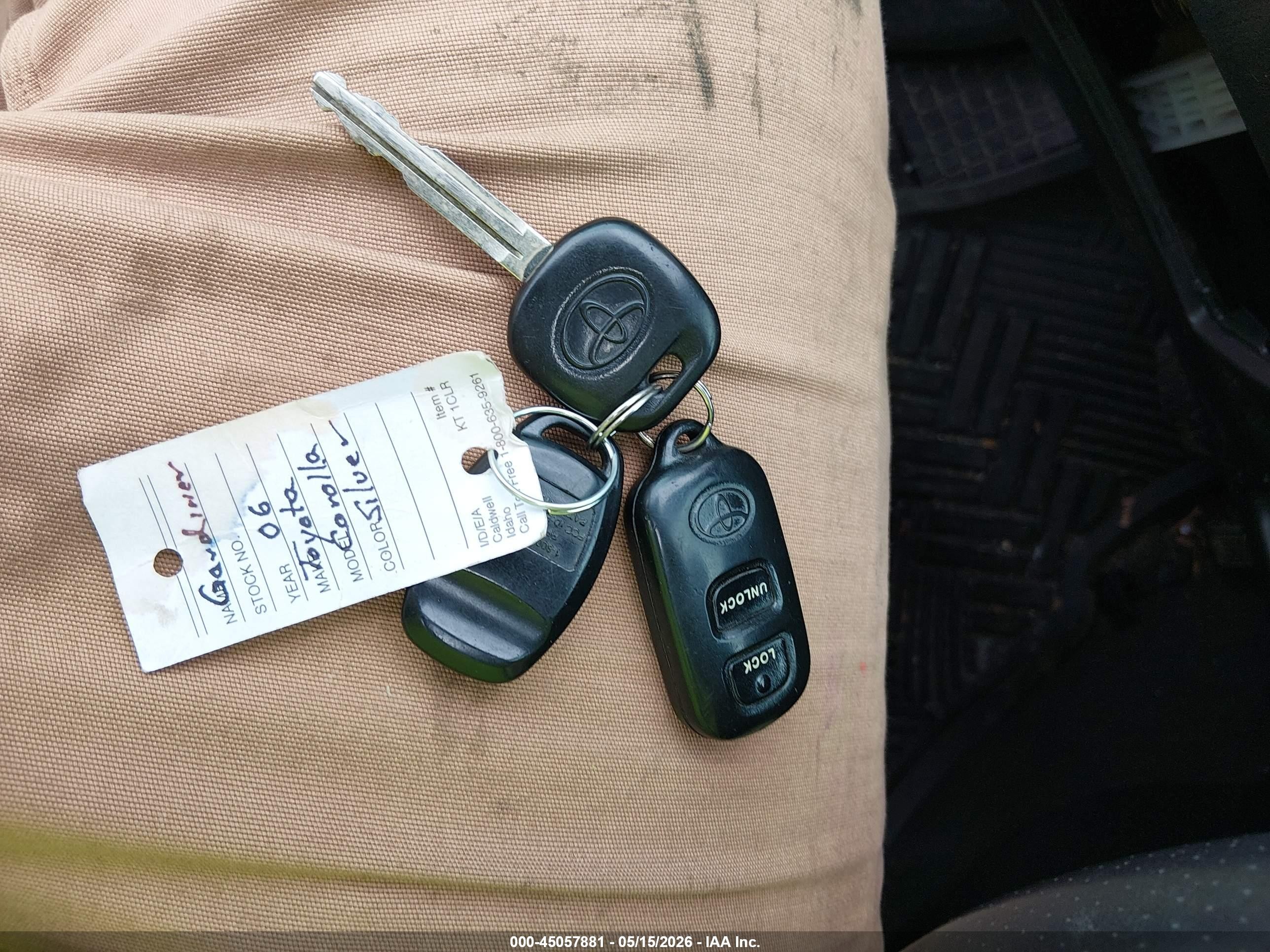 2006 Toyota Corolla S Silver vin: 2T1BR32E76C710634