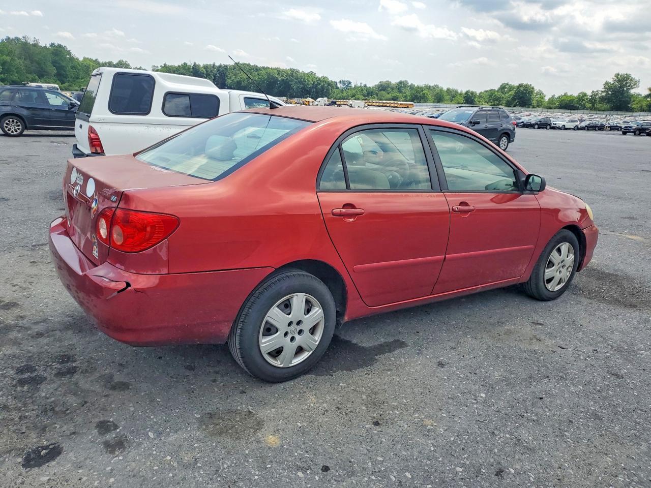 2007 Toyota Corolla Le Темно-бордовый vin: 2T1BR32E77C733333