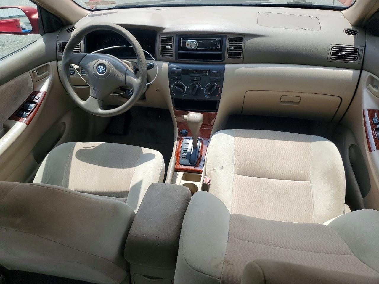 2007 Toyota Corolla Le Темно-бордовый vin: 2T1BR32E77C733333