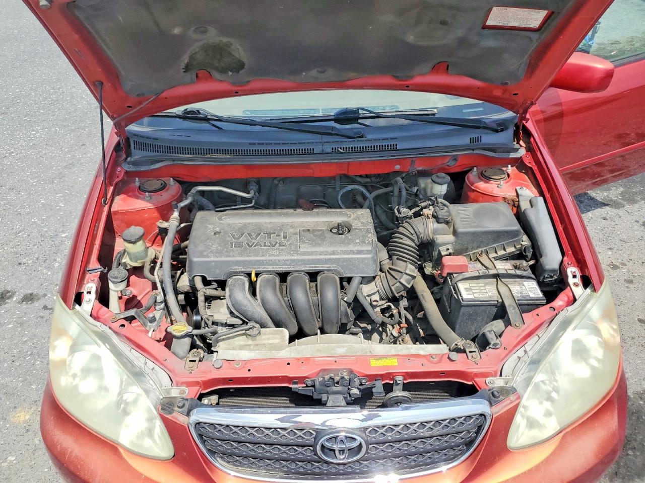 2007 Toyota Corolla Le Темно-бордовый vin: 2T1BR32E77C733333