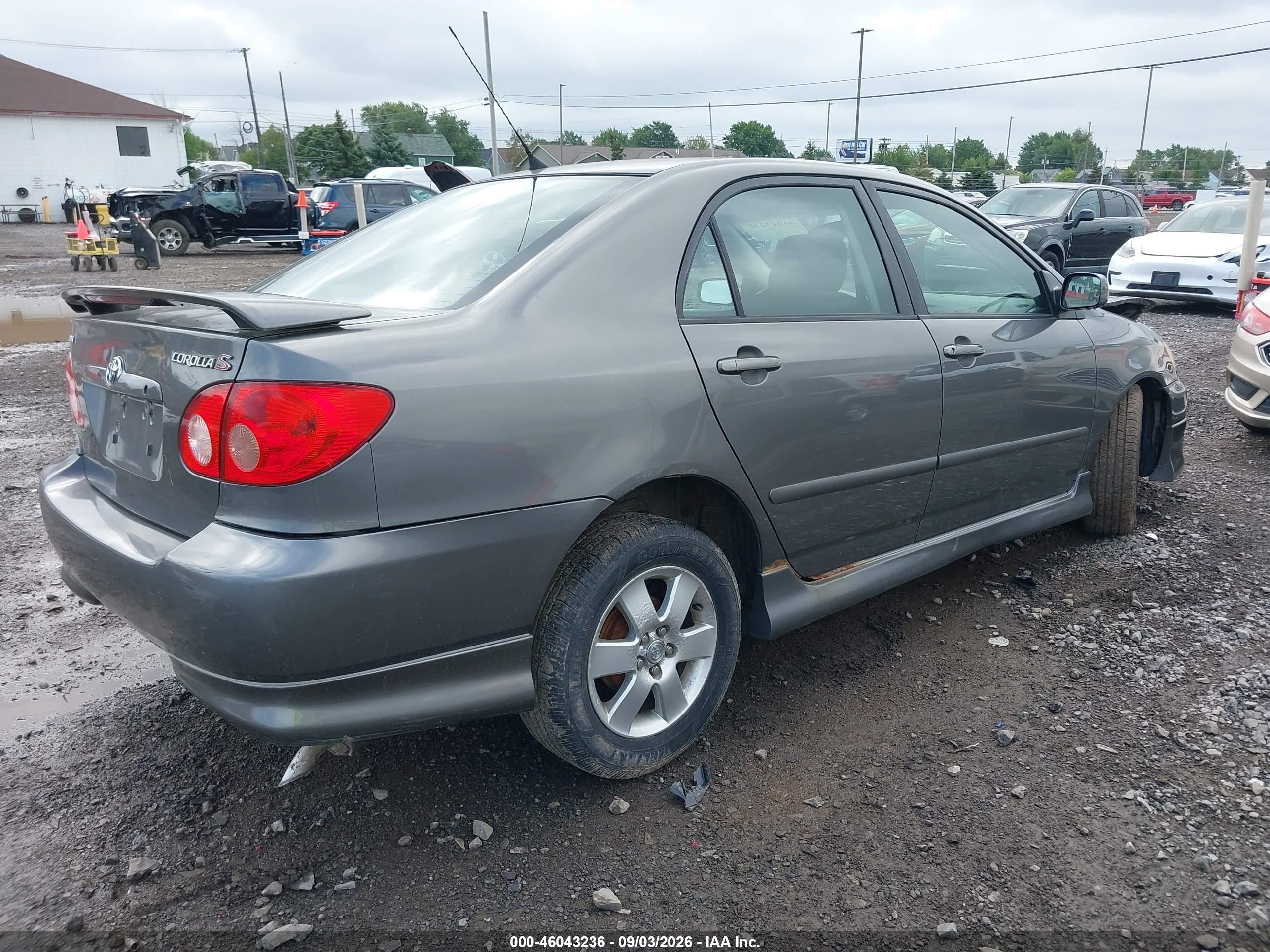2007 Toyota Corolla S Gray vin: 2T1BR32E77C734045