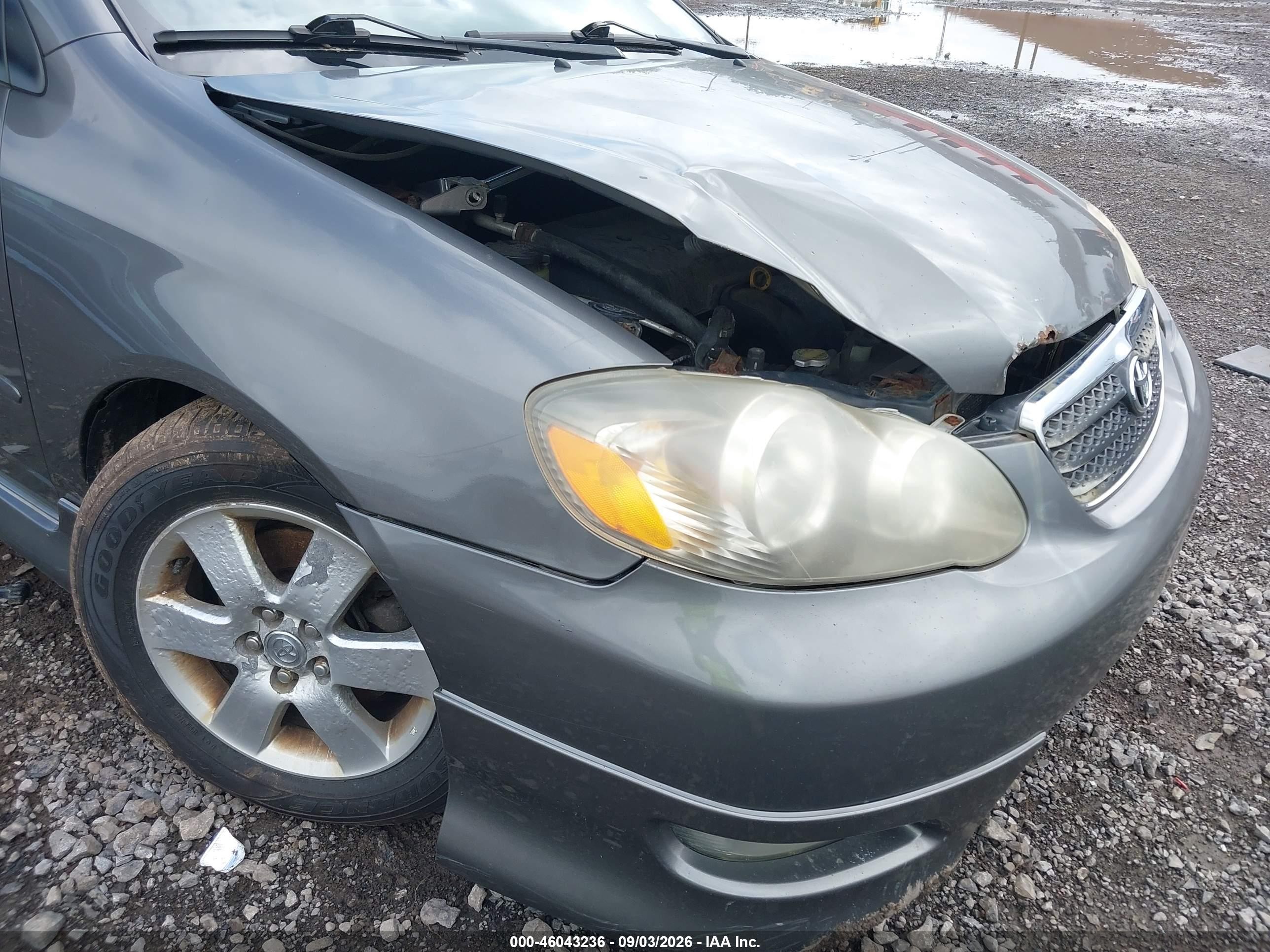 2007 Toyota Corolla S Gray vin: 2T1BR32E77C734045