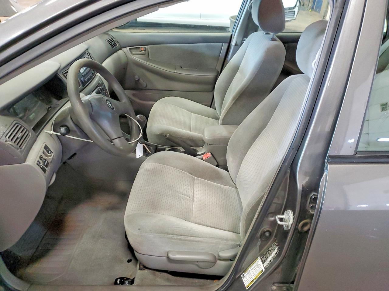 2007 Toyota Corolla Ce Gray vin: 2T1BR32E77C754084