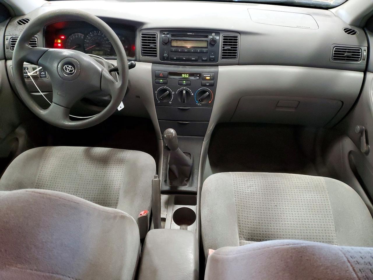 2007 Toyota Corolla Ce Gray vin: 2T1BR32E77C754084