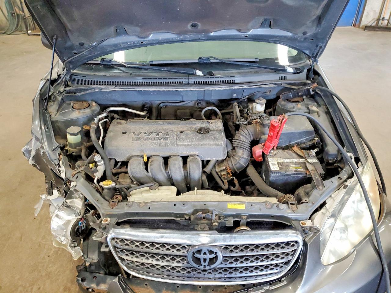 2007 Toyota Corolla Ce Gray vin: 2T1BR32E77C754084
