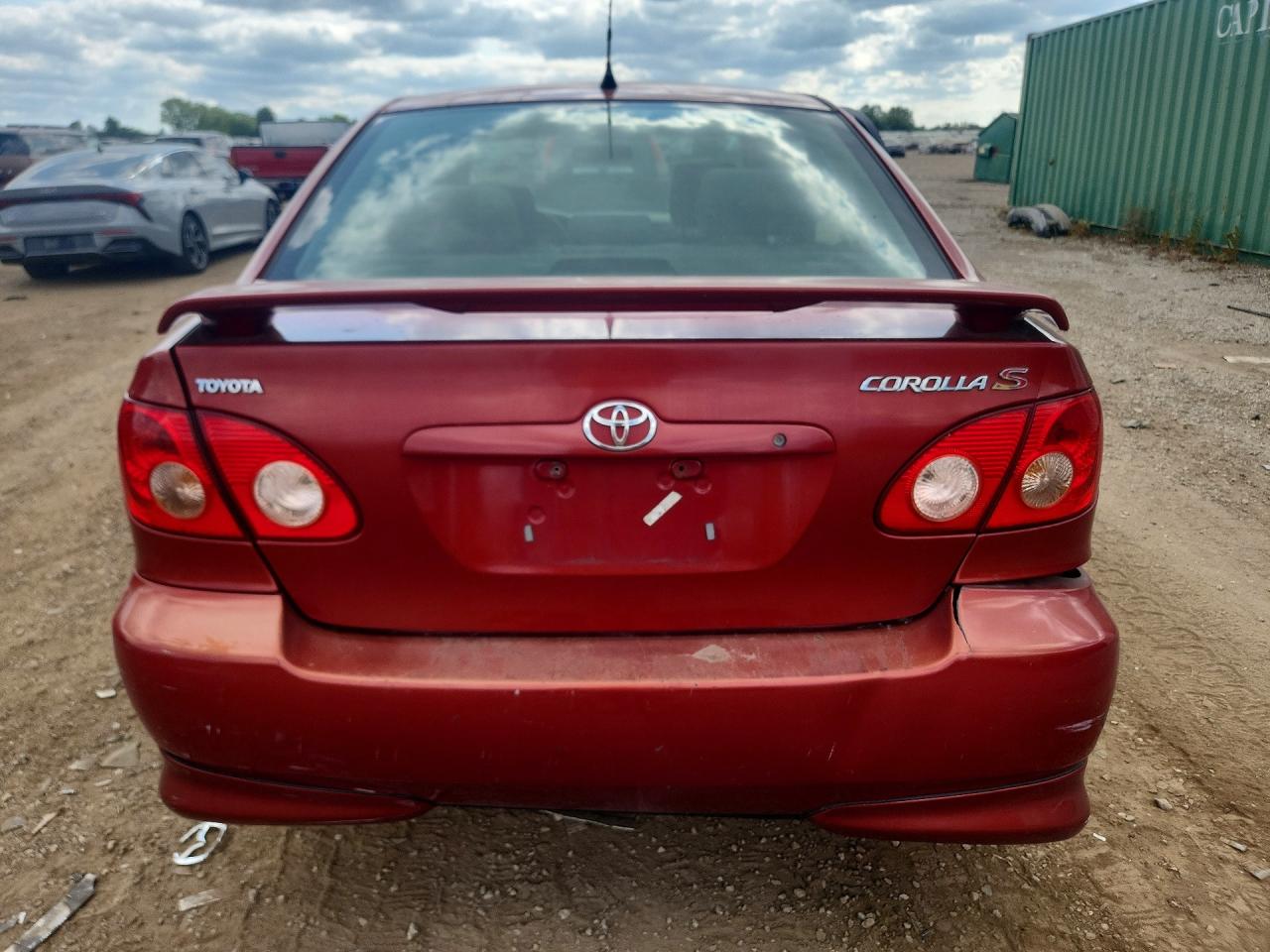 2007 Toyota Corolla S Red vin: 2T1BR32E77C754196