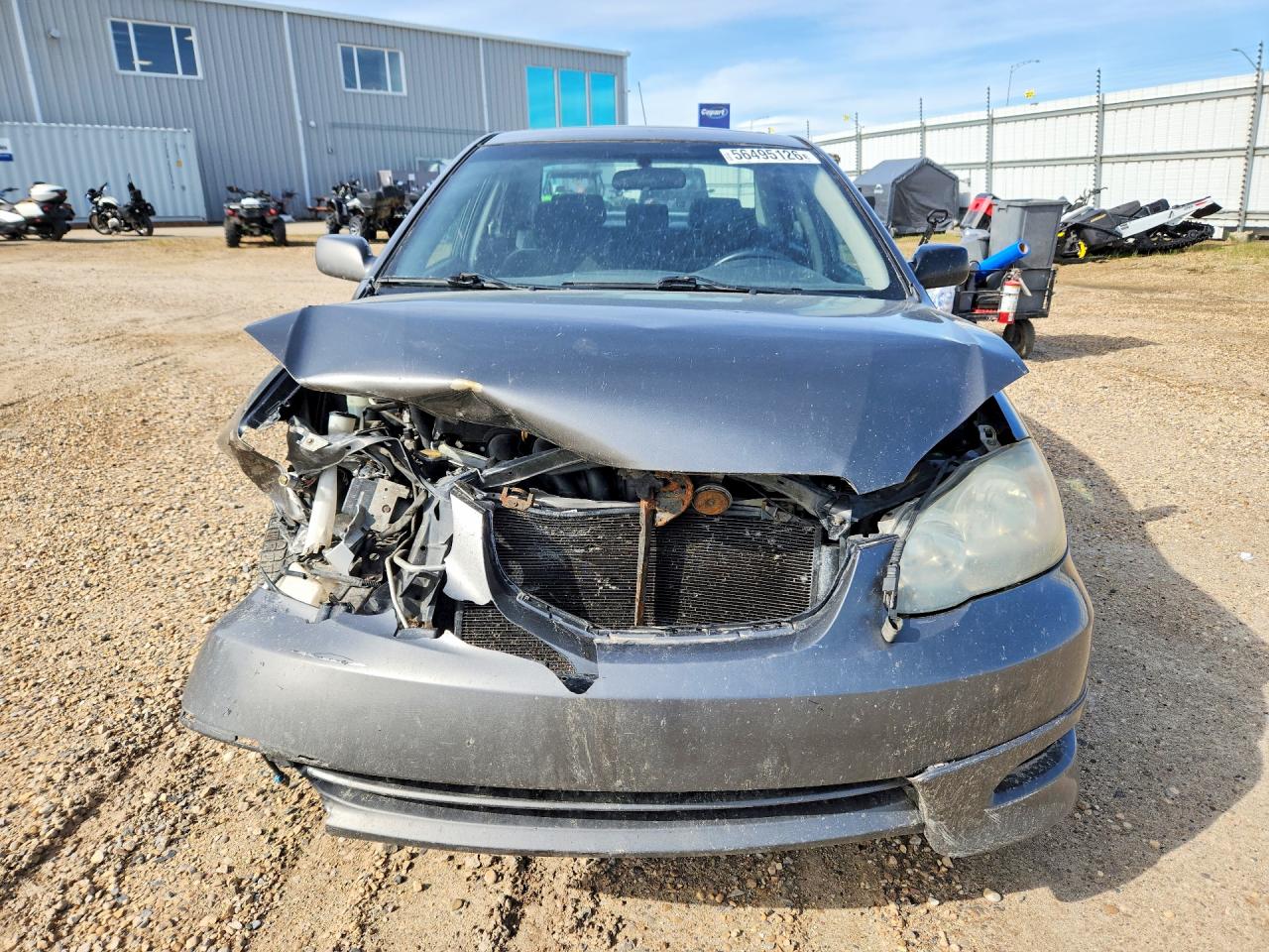 2007 Toyota Corolla Ce Gray vin: 2T1BR32E77C764548