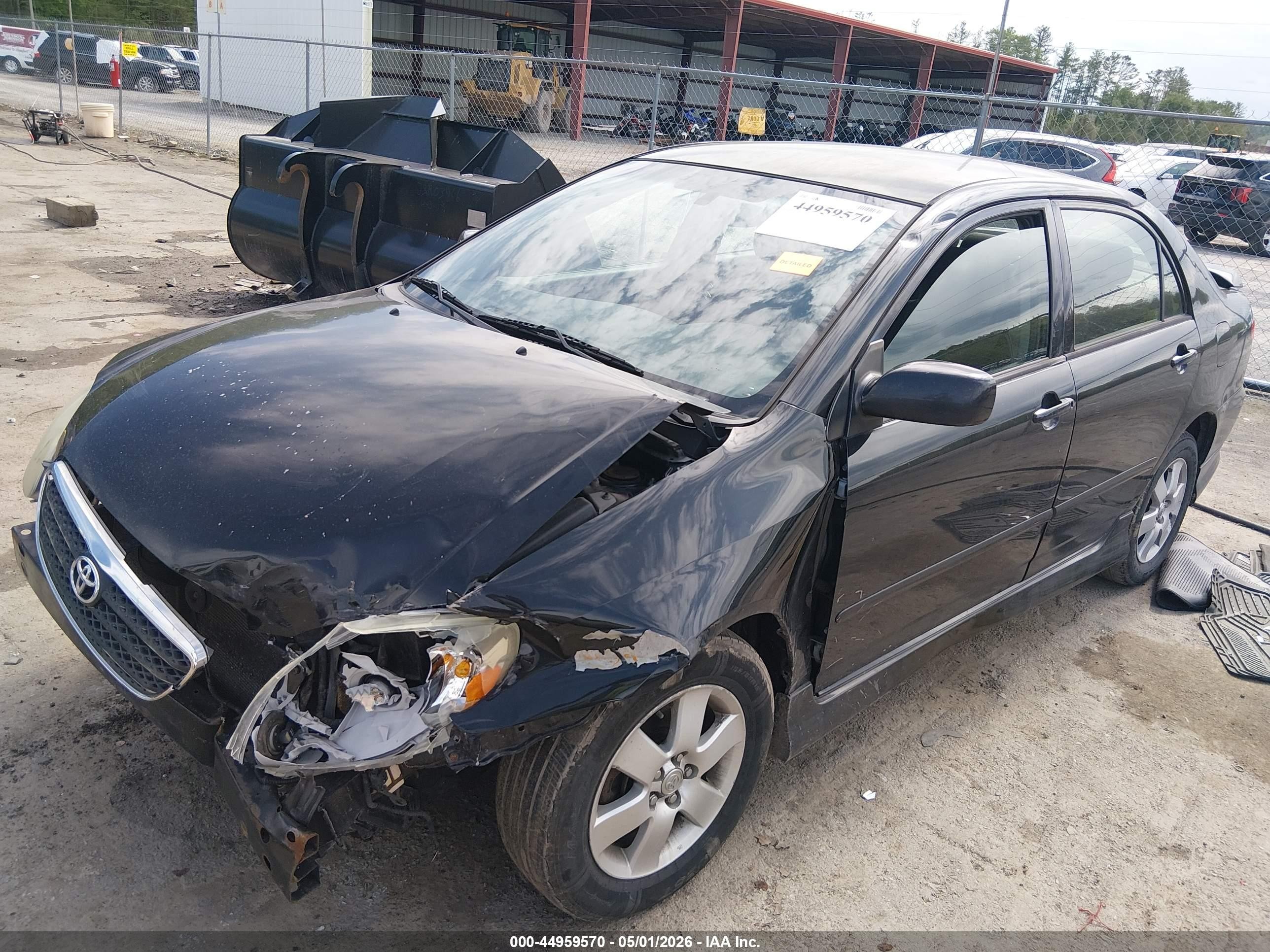 2007 Toyota Corolla S Black vin: 2T1BR32E77C775386