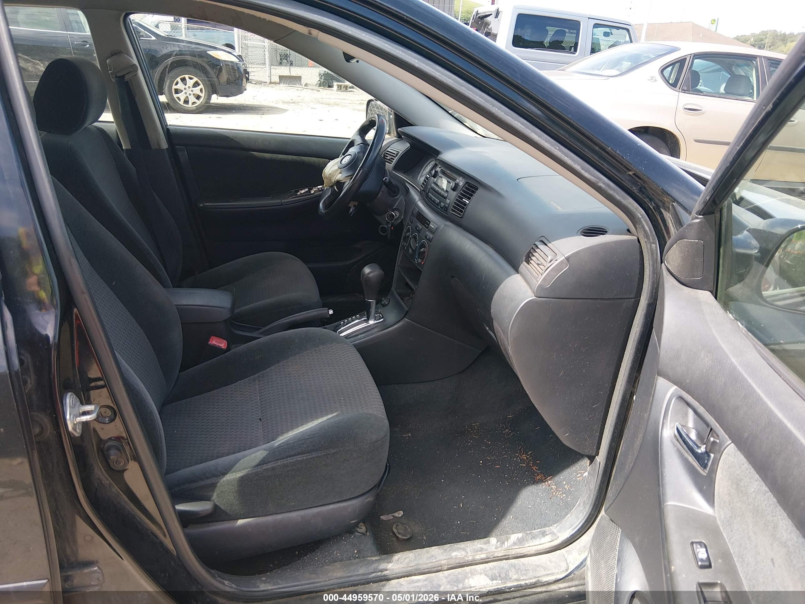 2007 Toyota Corolla S Black vin: 2T1BR32E77C775386