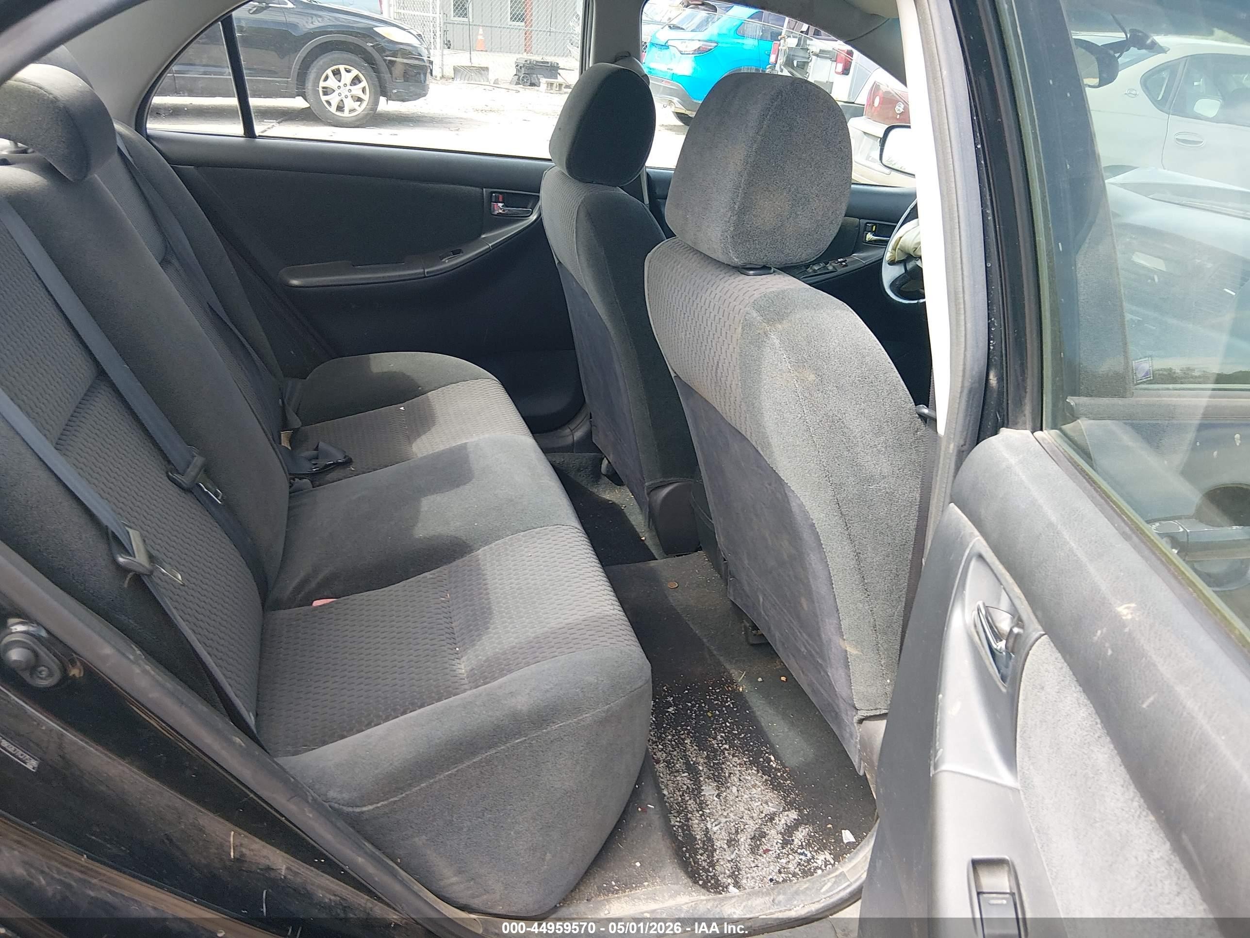 2007 Toyota Corolla S Black vin: 2T1BR32E77C775386