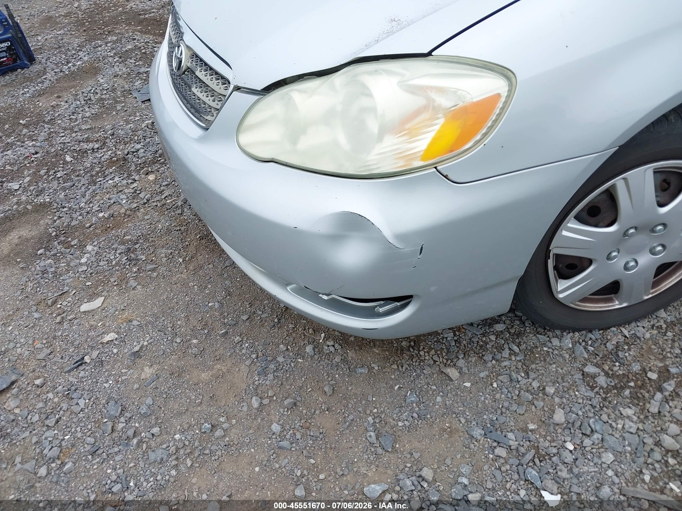 2007 Toyota Corolla Ce Silver vin: 2T1BR32E77C782161