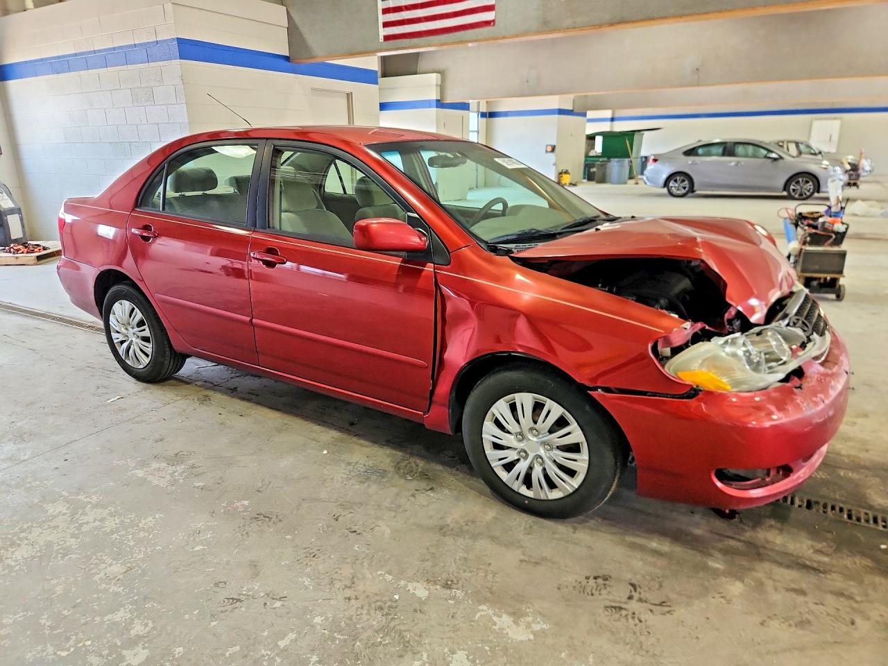 2007 Toyota Corolla Le Red vin: 2T1BR32E77C789398