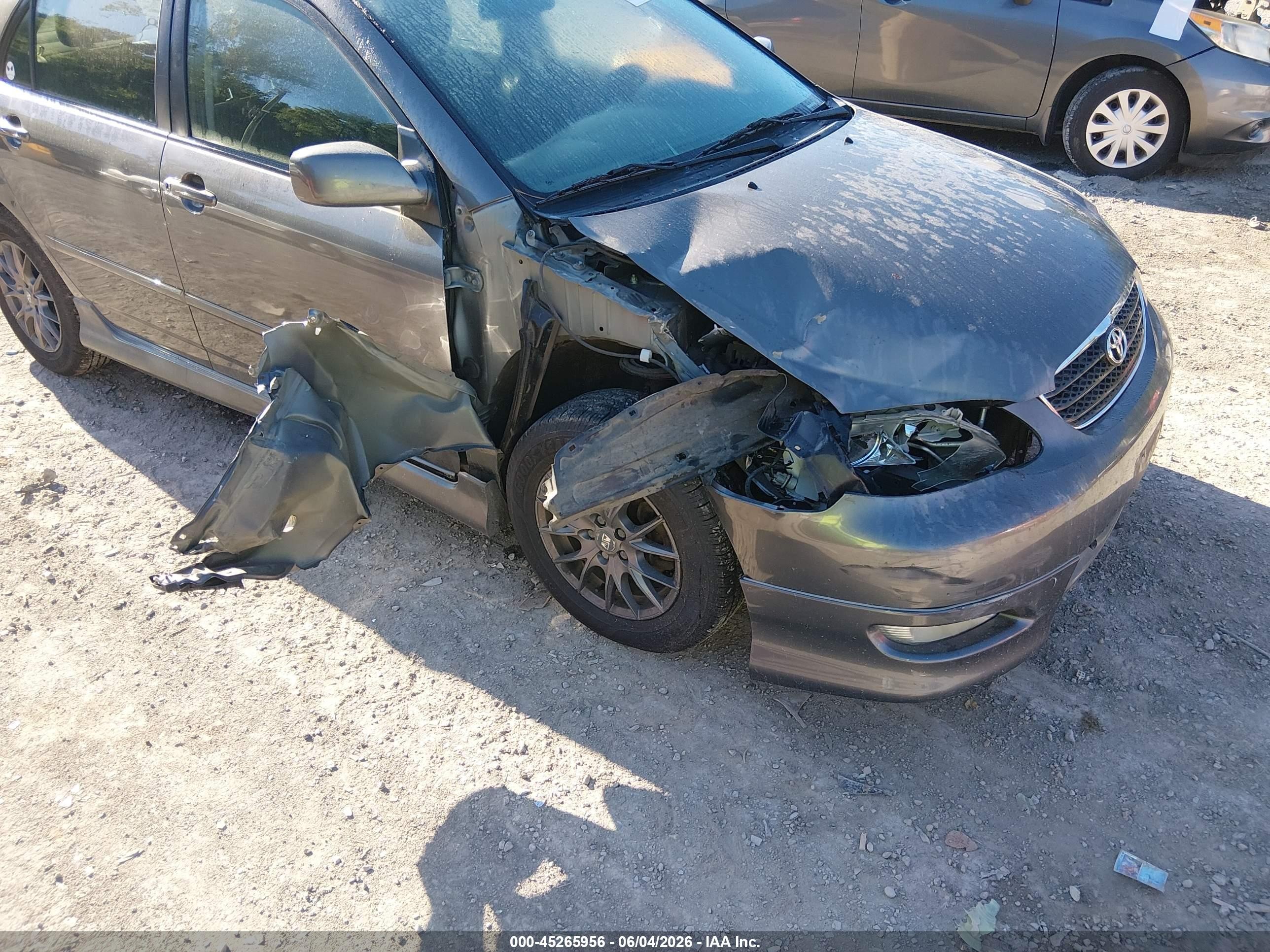 2007 Toyota Corolla S Gray vin: 2T1BR32E77C825929