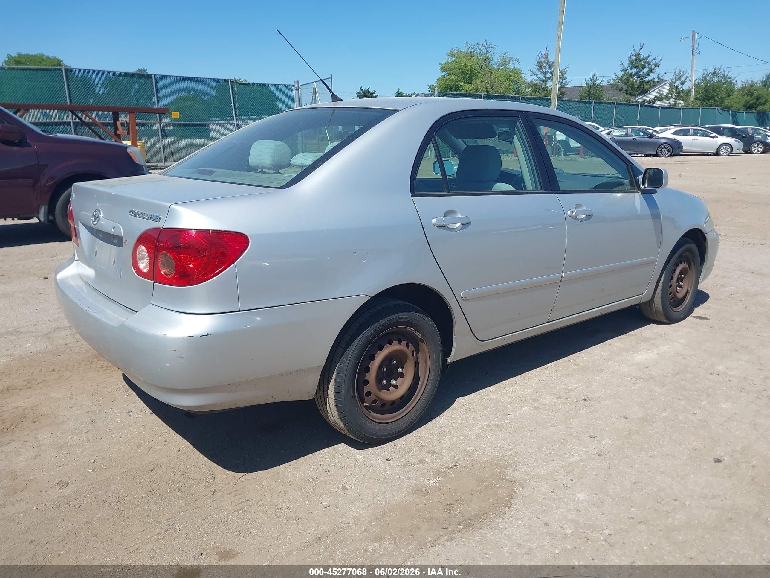 2008 Toyota Corolla Le Silver vin: 2T1BR32E78C872380