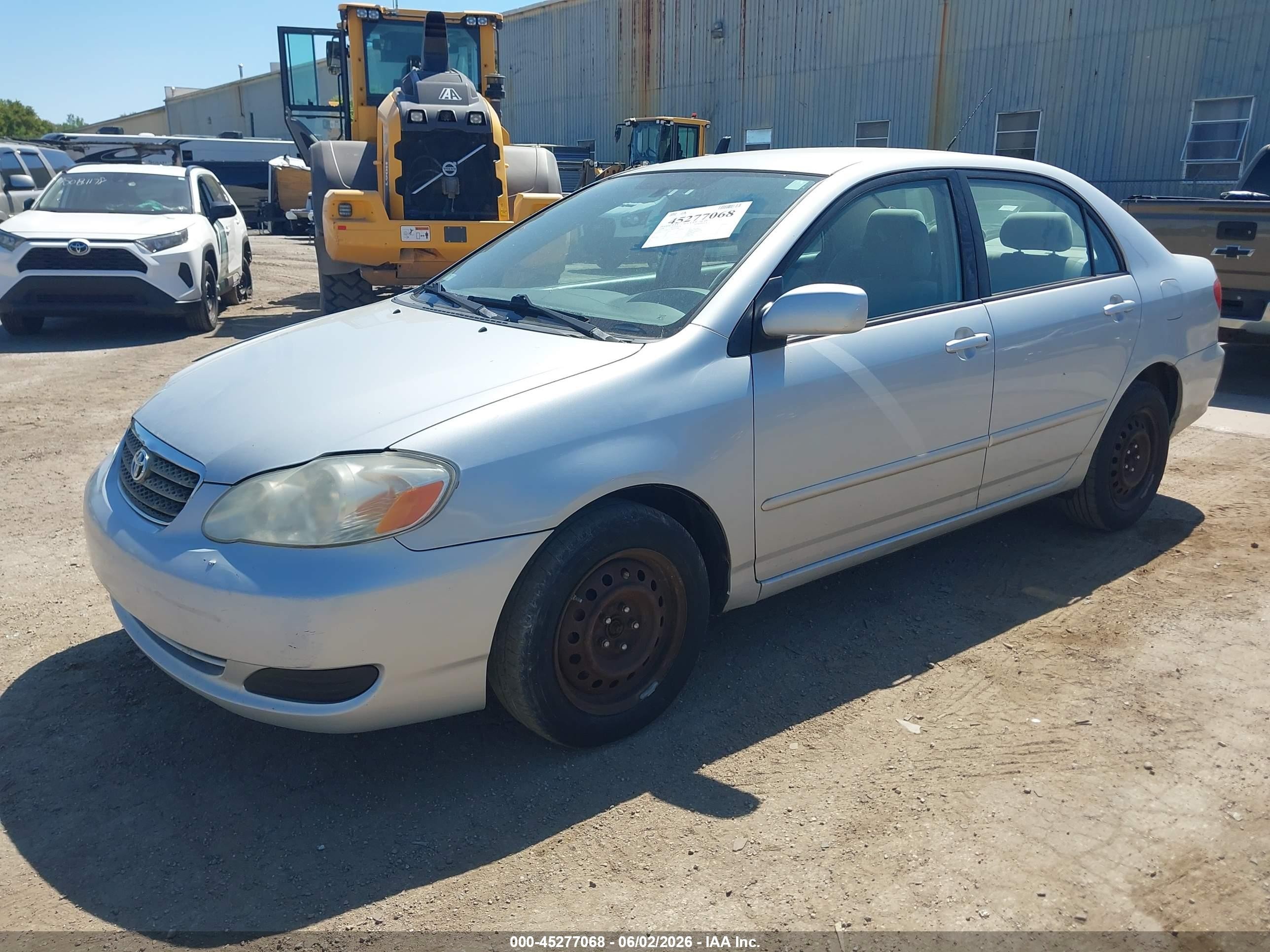 2008 Toyota Corolla Le Silver vin: 2T1BR32E78C872380