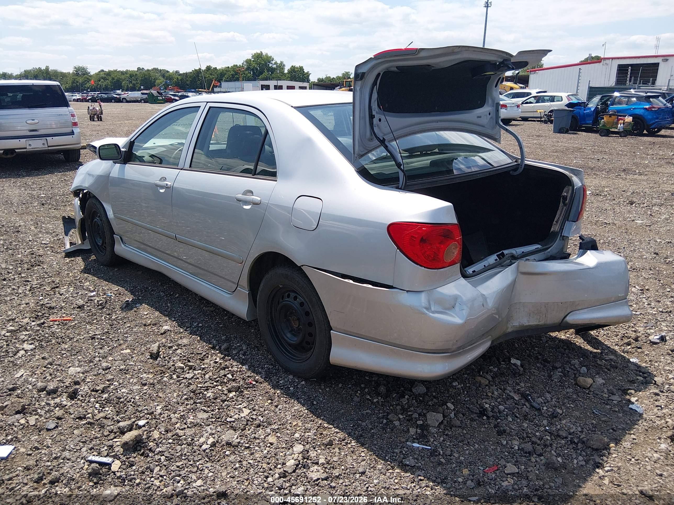 2008 Toyota Corolla S Silver vin: 2T1BR32E78C904504
