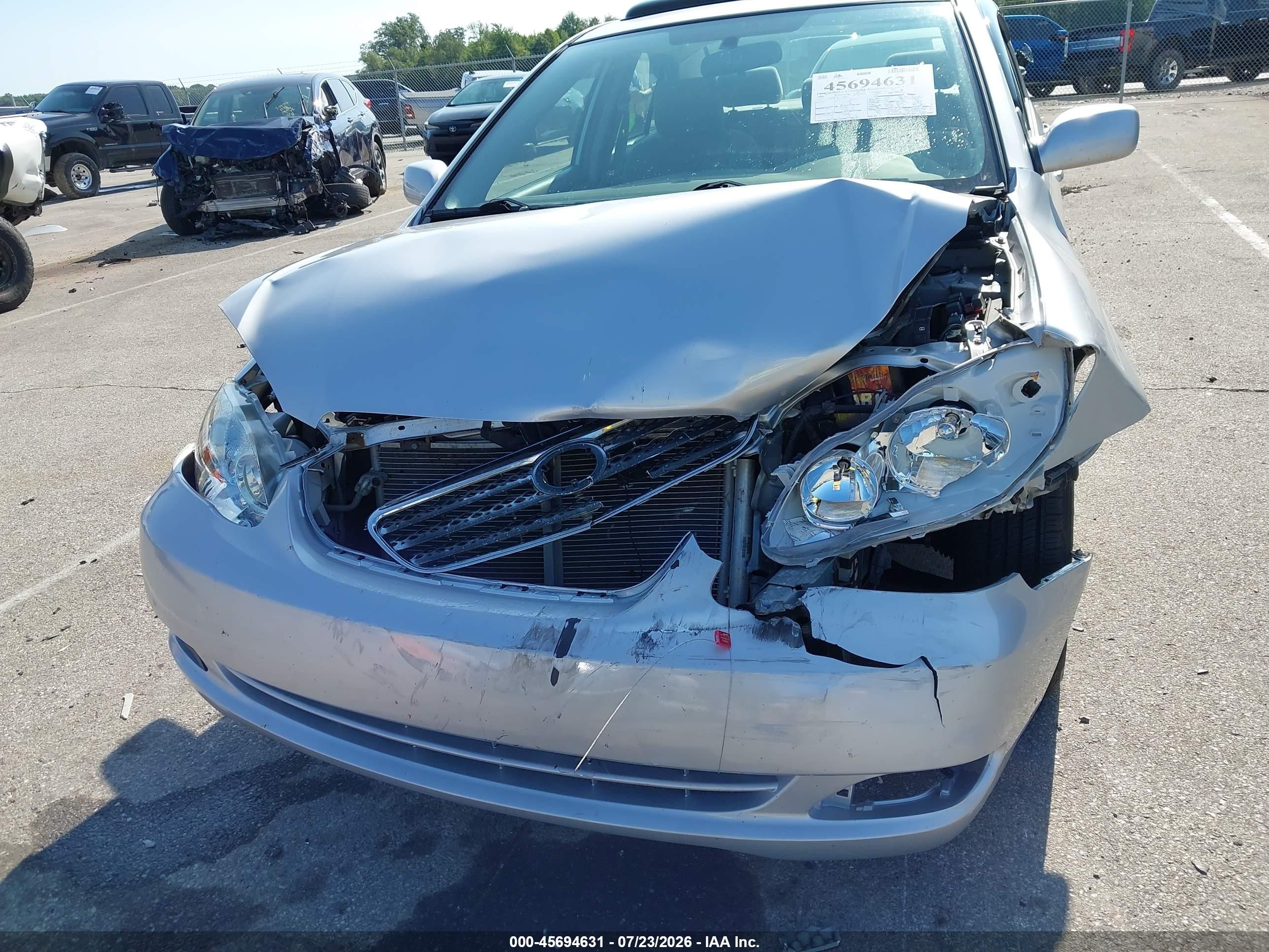2008 Toyota Corolla Le Silver vin: 2T1BR32E78C916961
