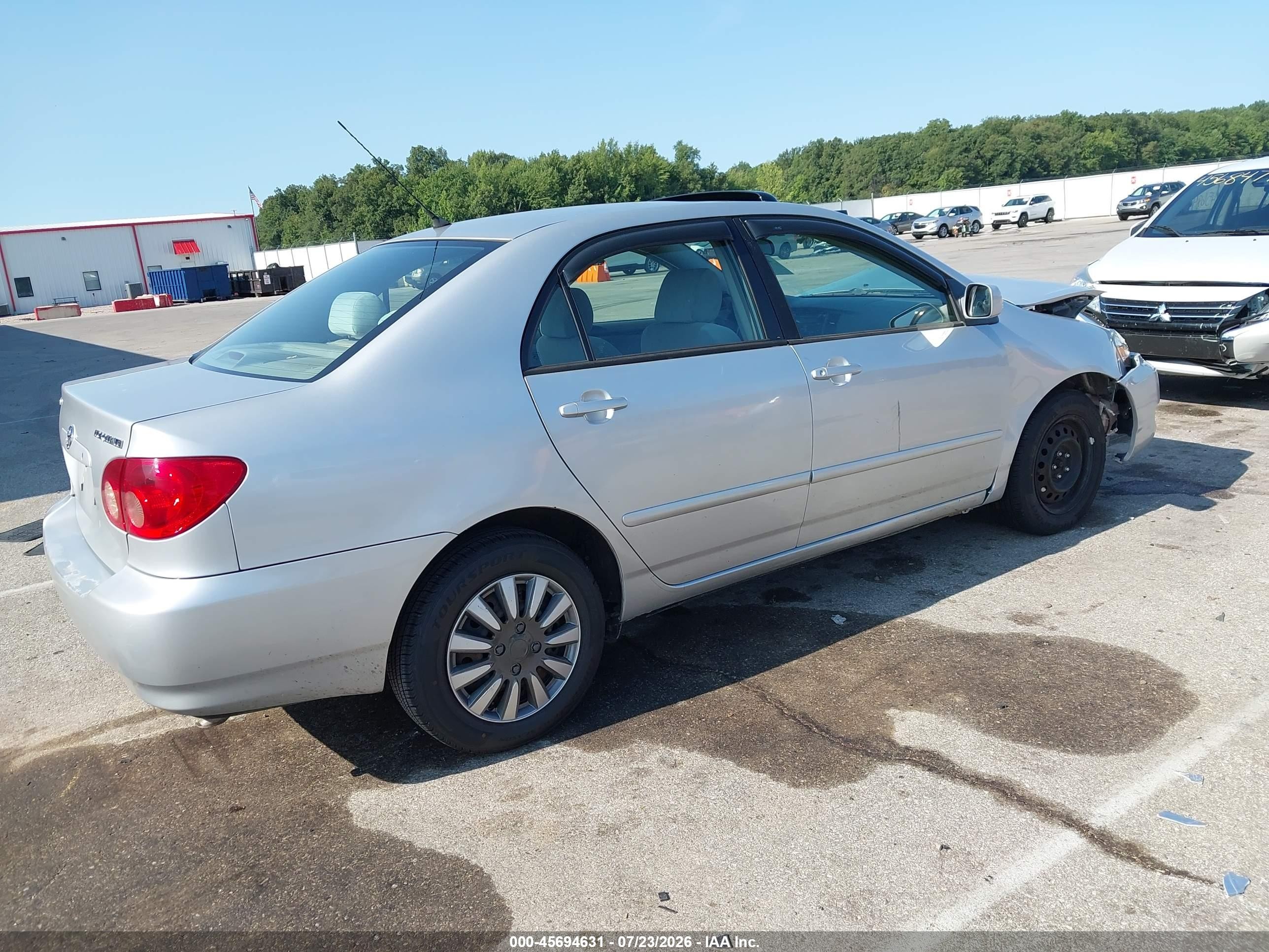 2008 Toyota Corolla Le Silver vin: 2T1BR32E78C916961