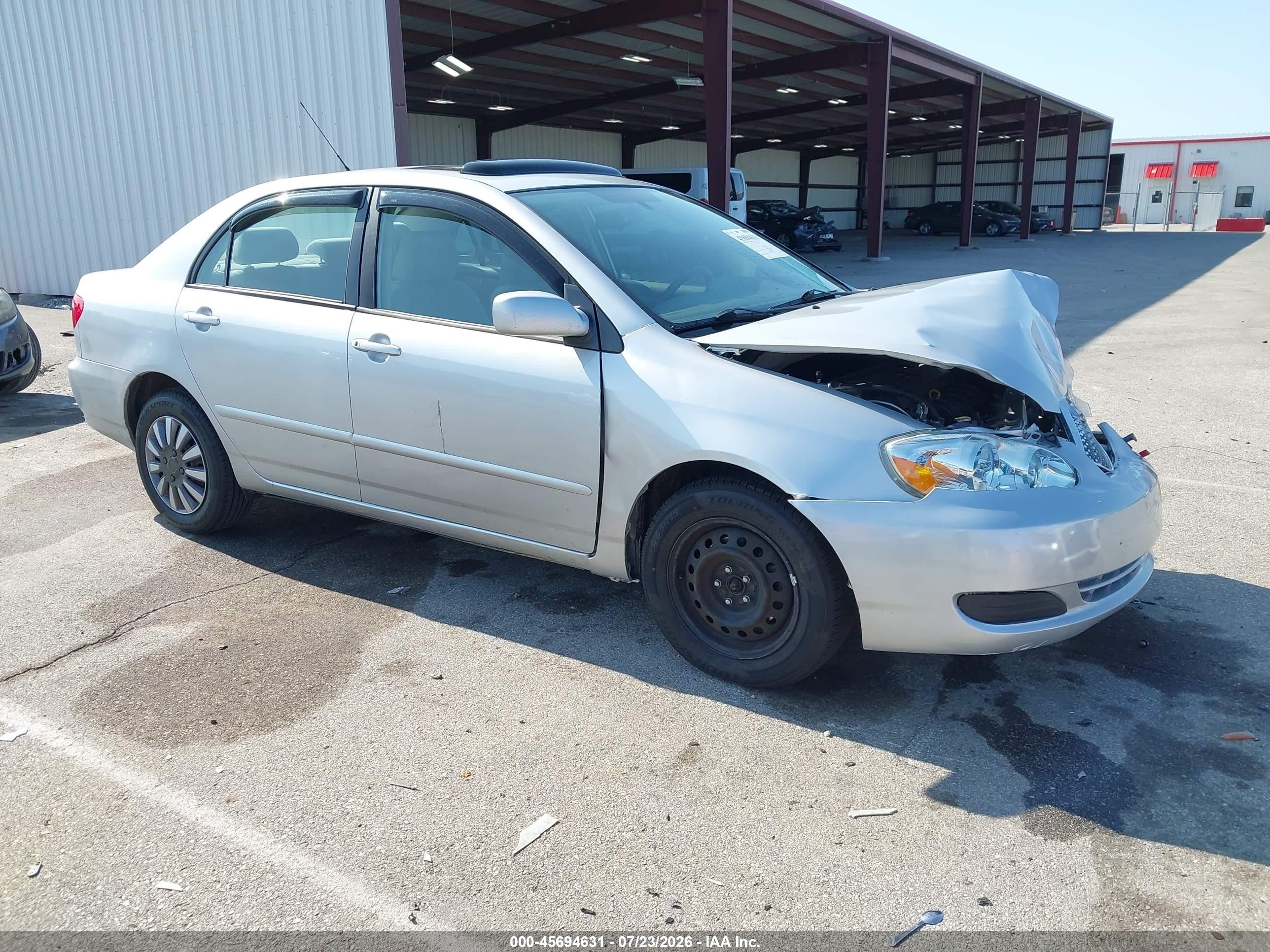 2008 Toyota Corolla Le Silver vin: 2T1BR32E78C916961