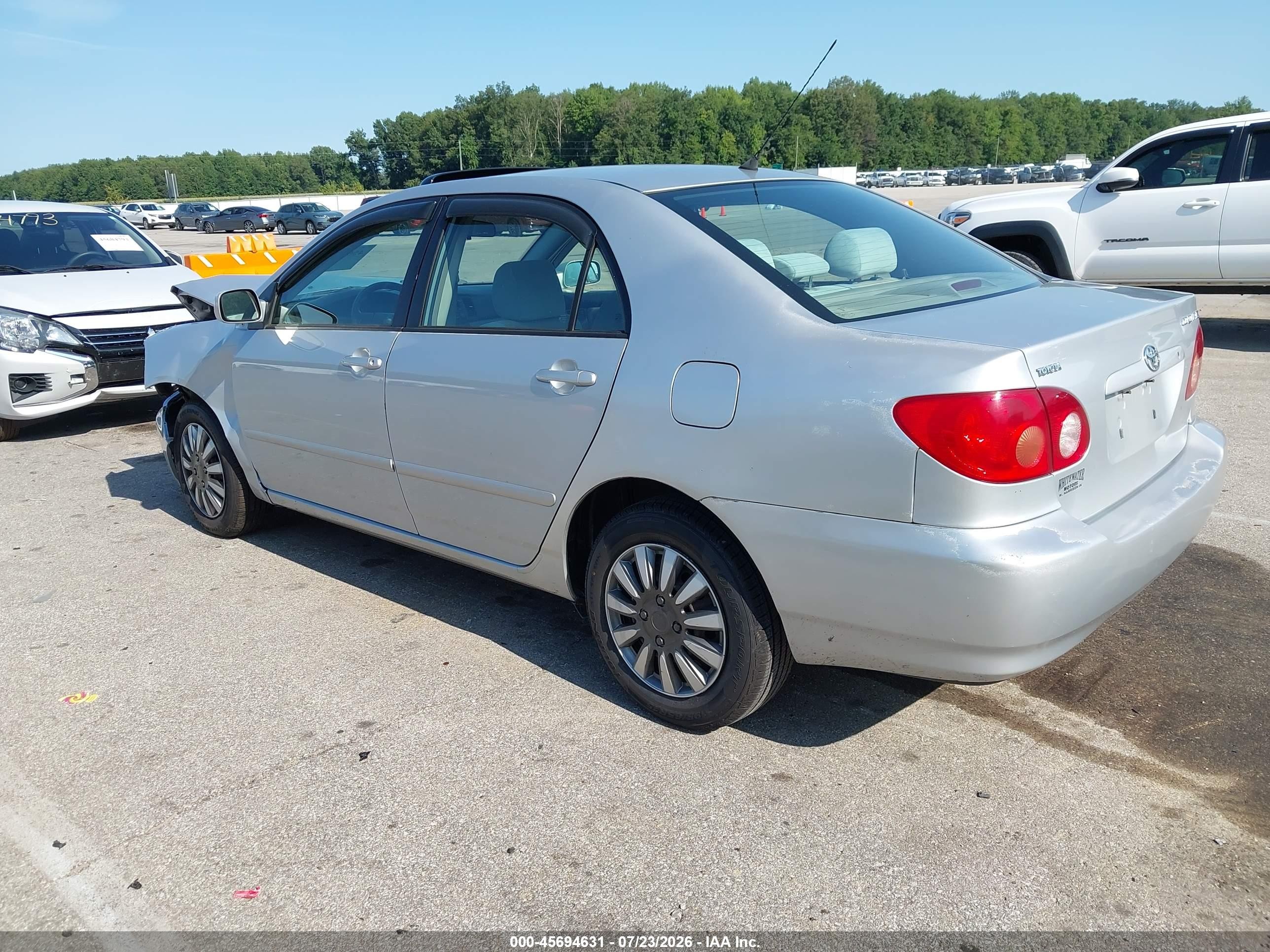 2008 Toyota Corolla Le Silver vin: 2T1BR32E78C916961