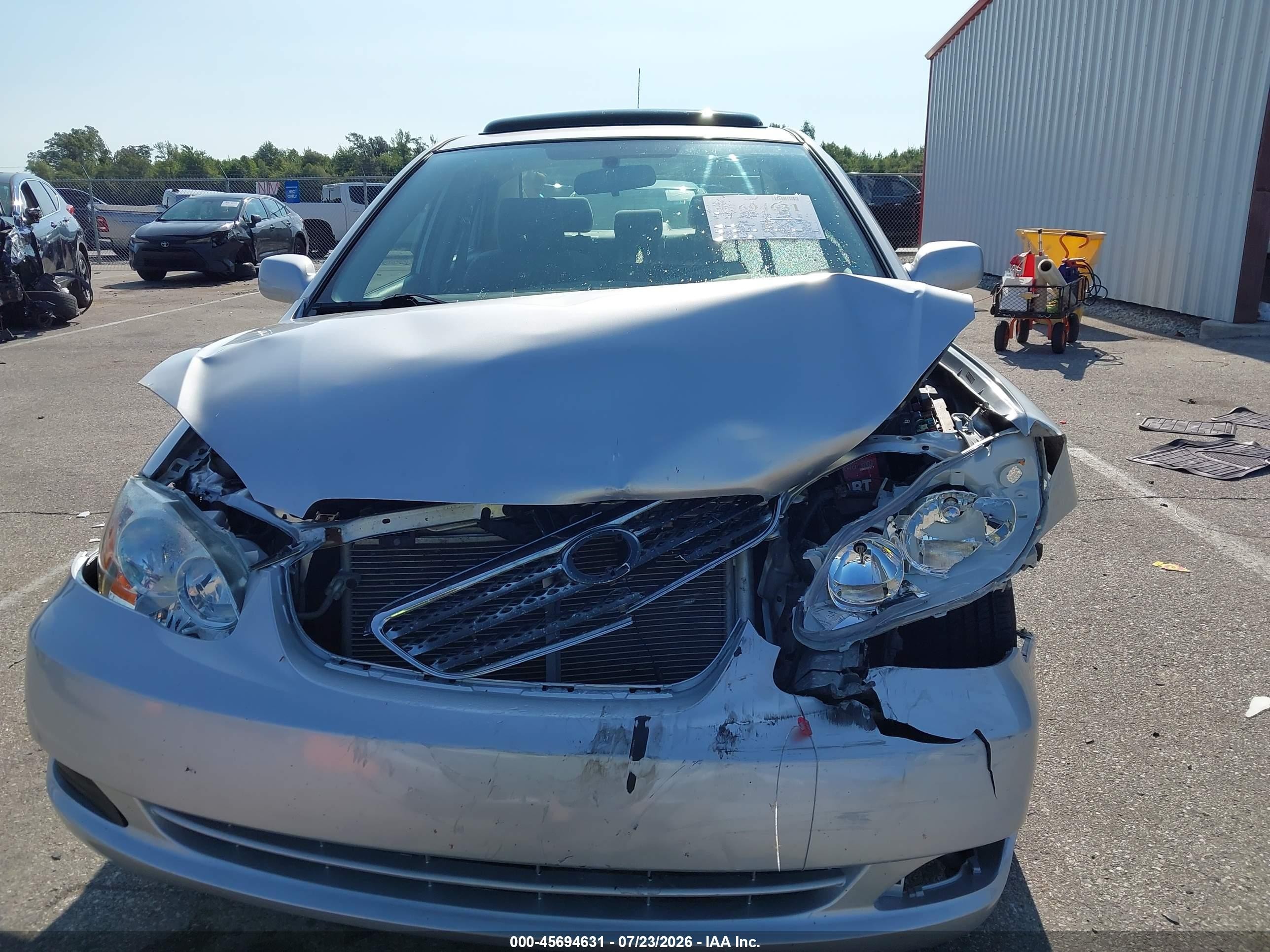 2008 Toyota Corolla Le Silver vin: 2T1BR32E78C916961