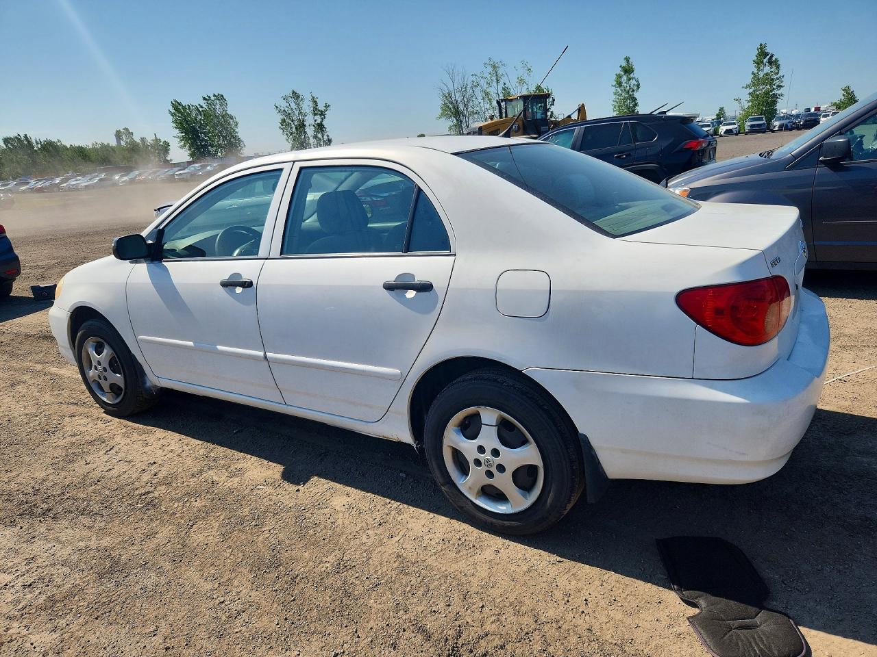 2008 Toyota Corolla Ce White vin: 2T1BR32E78C917060