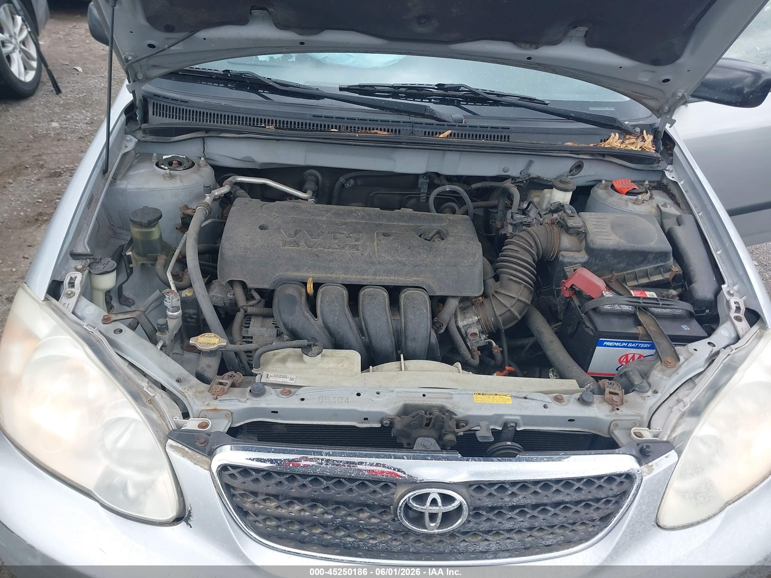 2008 Toyota Corolla Ce Silver vin: 2T1BR32E78C918242