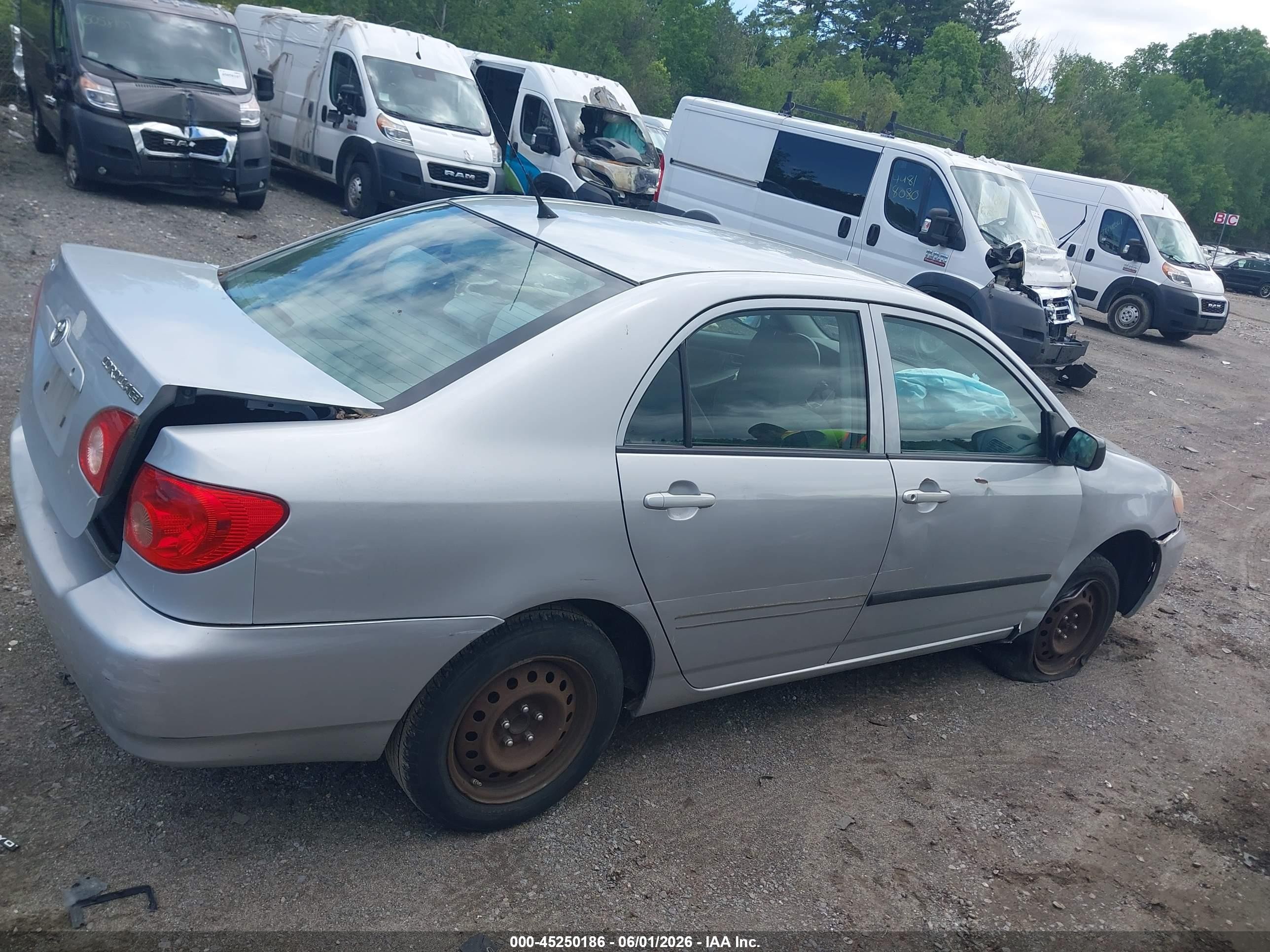 2008 Toyota Corolla Ce Silver vin: 2T1BR32E78C918242