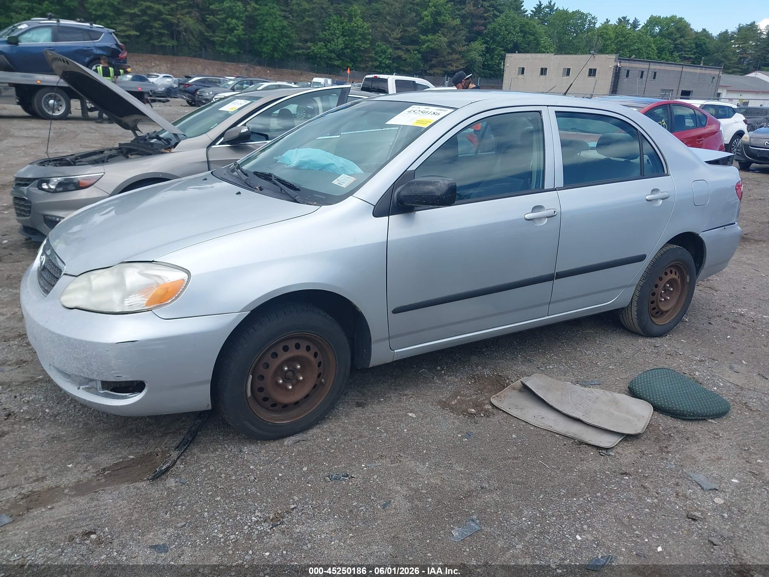 2008 Toyota Corolla Ce Silver vin: 2T1BR32E78C918242