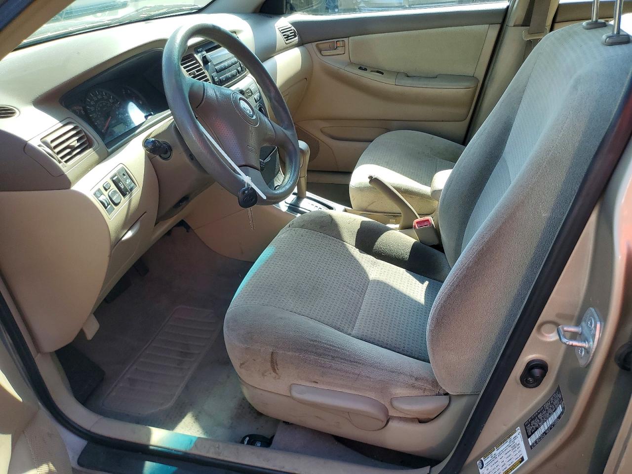 2008 Toyota Corolla Ce Gold vin: 2T1BR32E78C926468