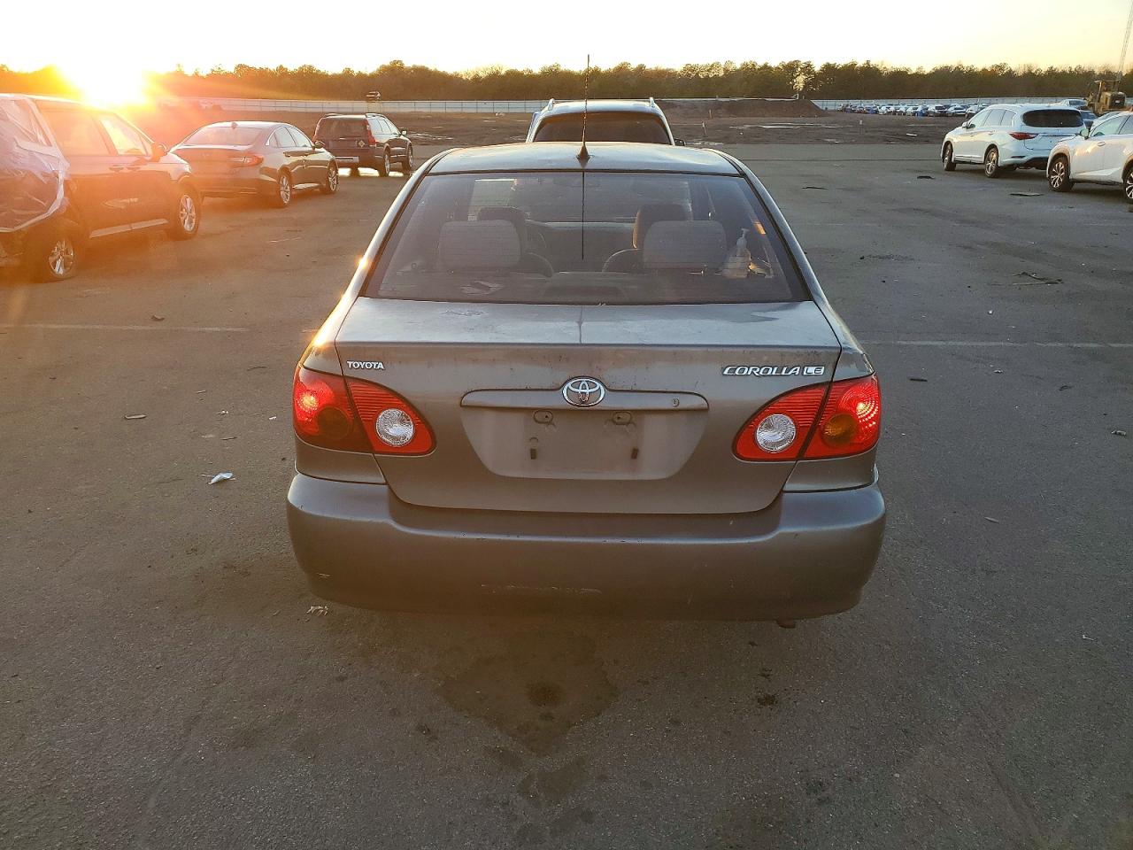 2003 Toyota Corolla Ce Gray vin: 2T1BR32E83C086998