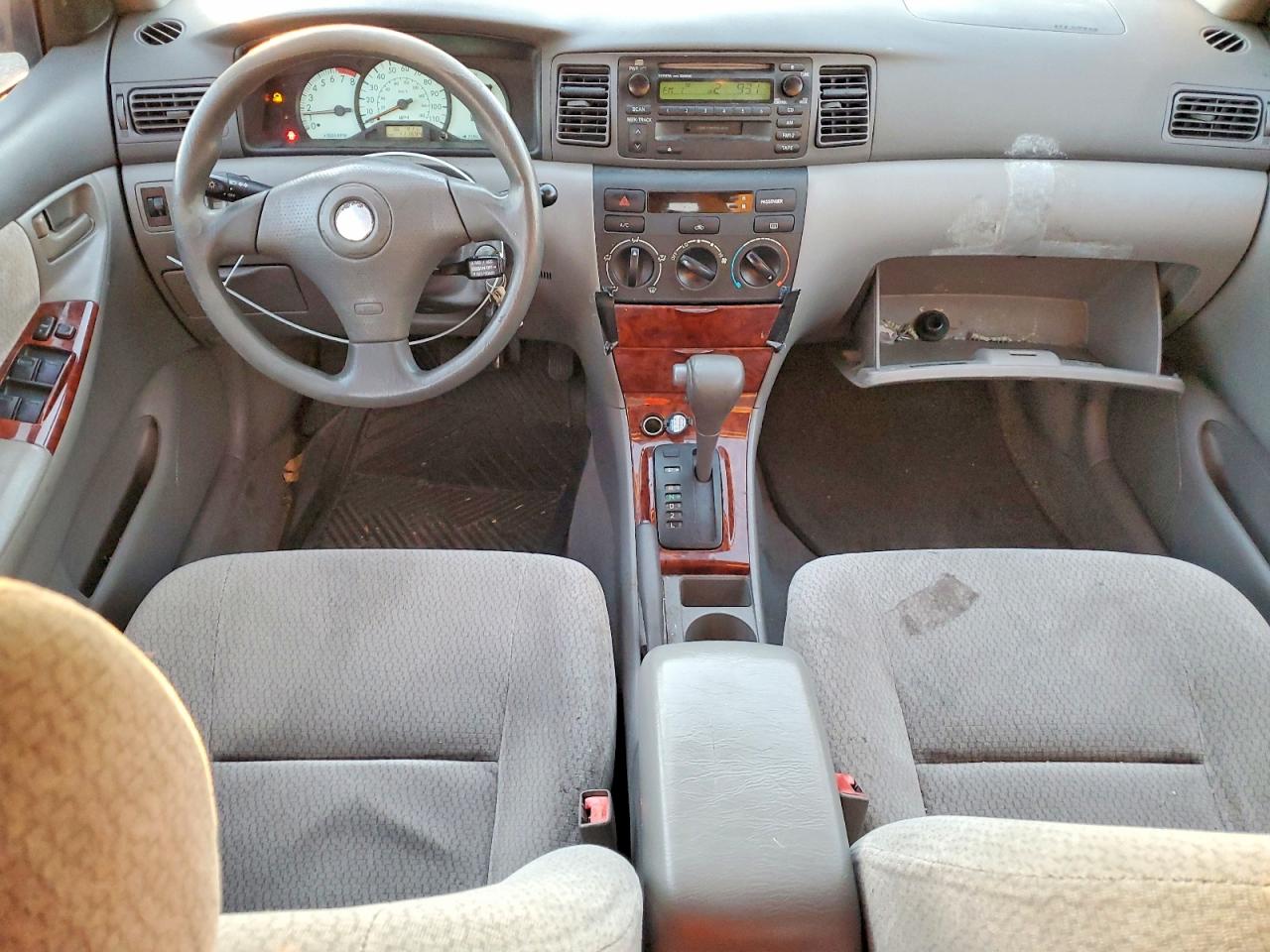 2003 Toyota Corolla Ce Gray vin: 2T1BR32E83C086998