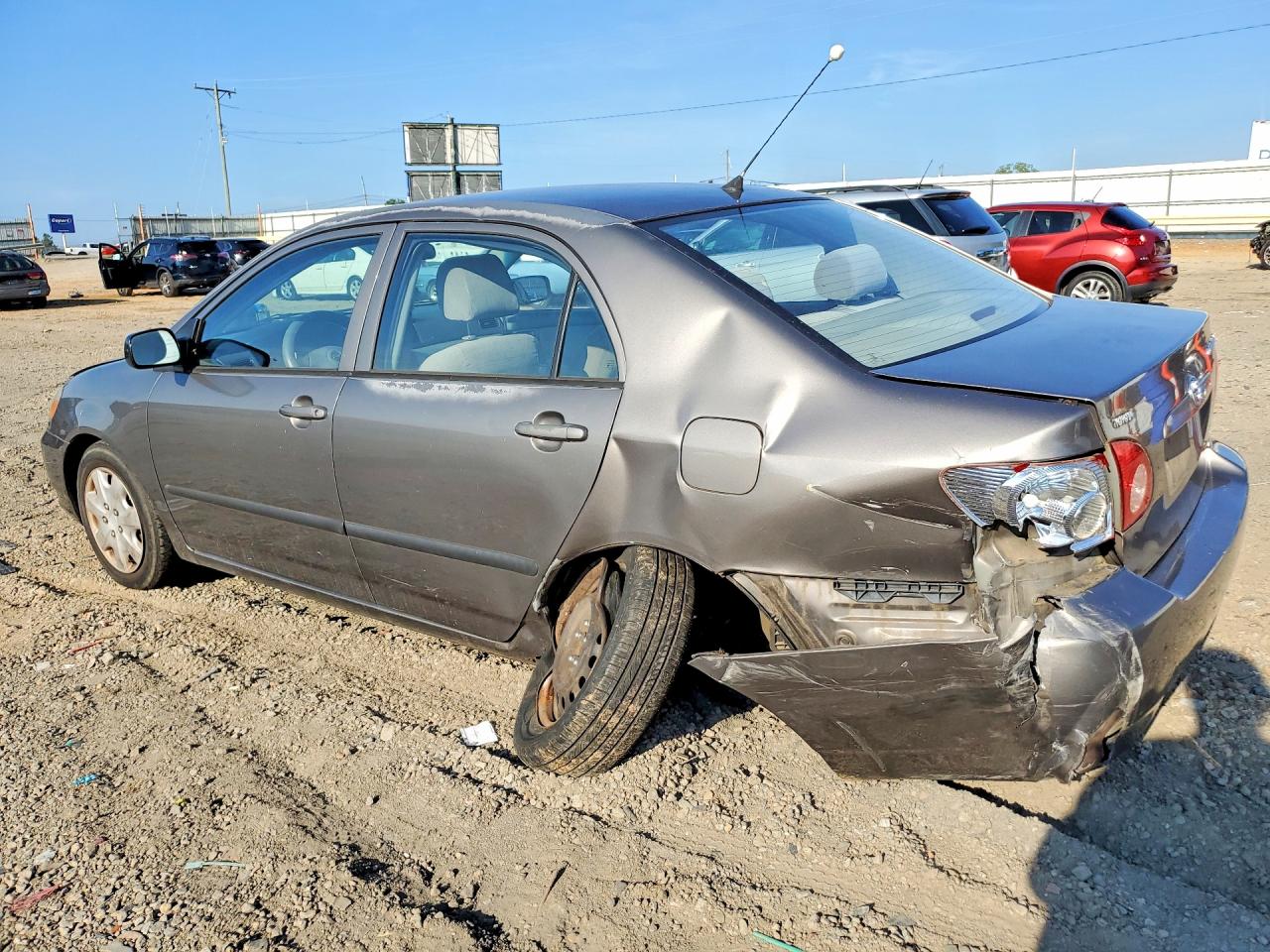 2003 Toyota Corolla Ce Gray vin: 2T1BR32E83C161781