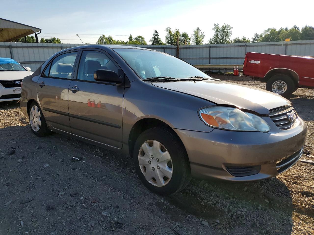 2003 Toyota Corolla Ce Gray vin: 2T1BR32E83C161781