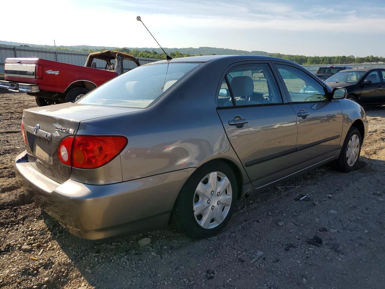 2003 Toyota Corolla Ce Gray vin: 2T1BR32E83C161781