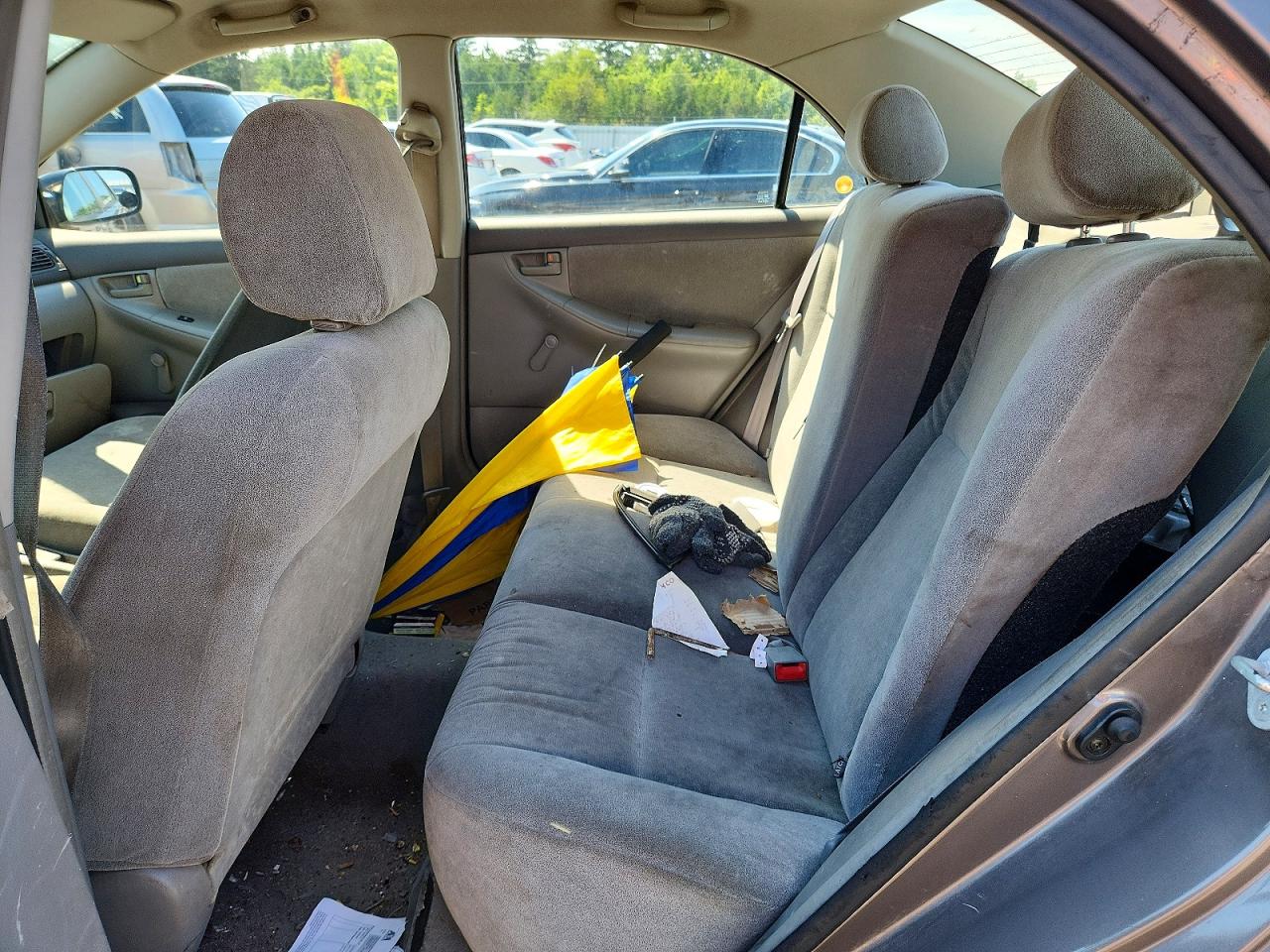 2003 Toyota Corolla Ce Gray vin: 2T1BR32E83C711156