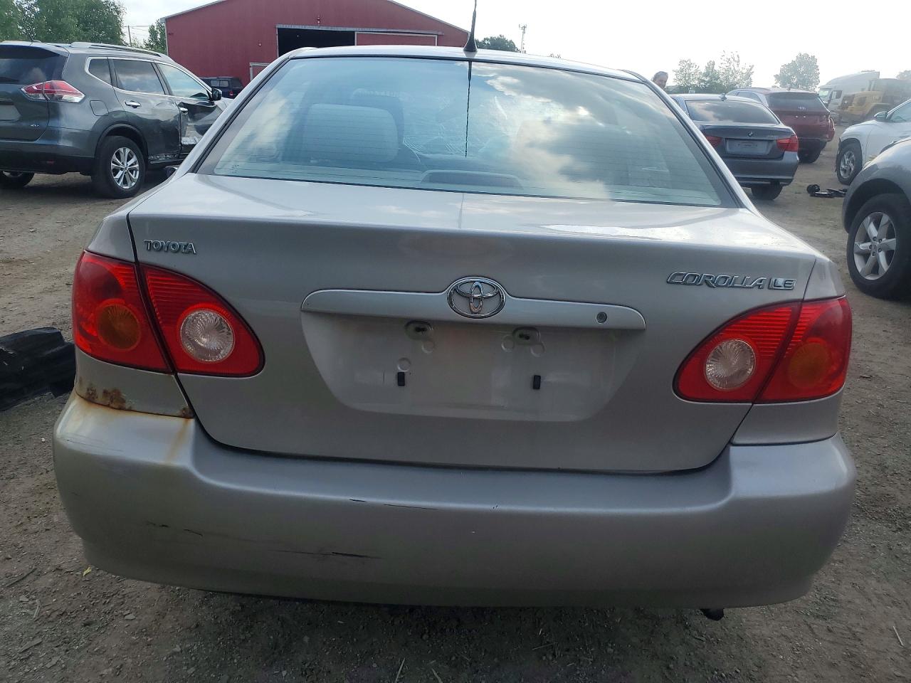 2003 Toyota Corolla Ce Silver vin: 2T1BR32E83C713439