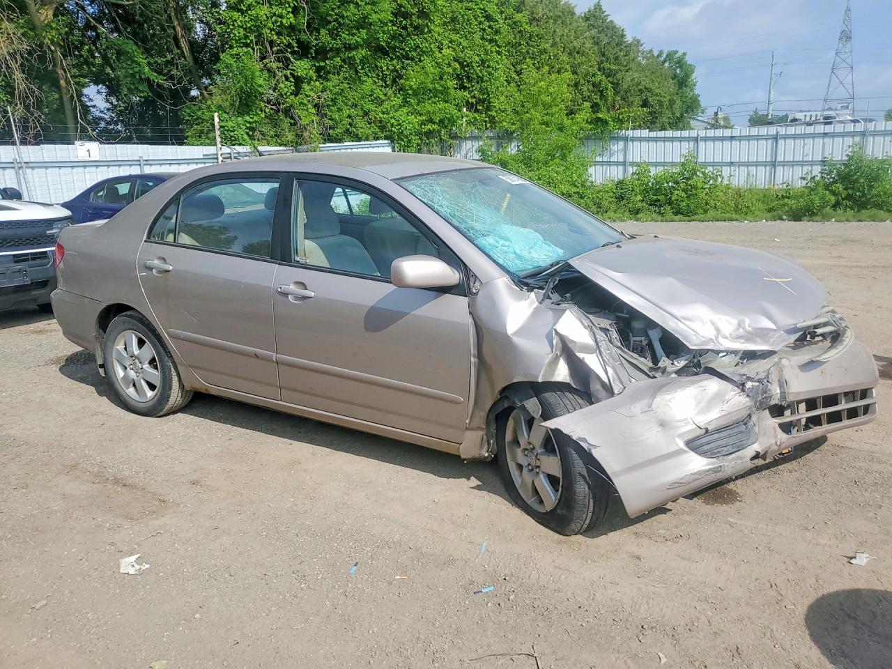 2003 Toyota Corolla Ce Silver vin: 2T1BR32E83C713439