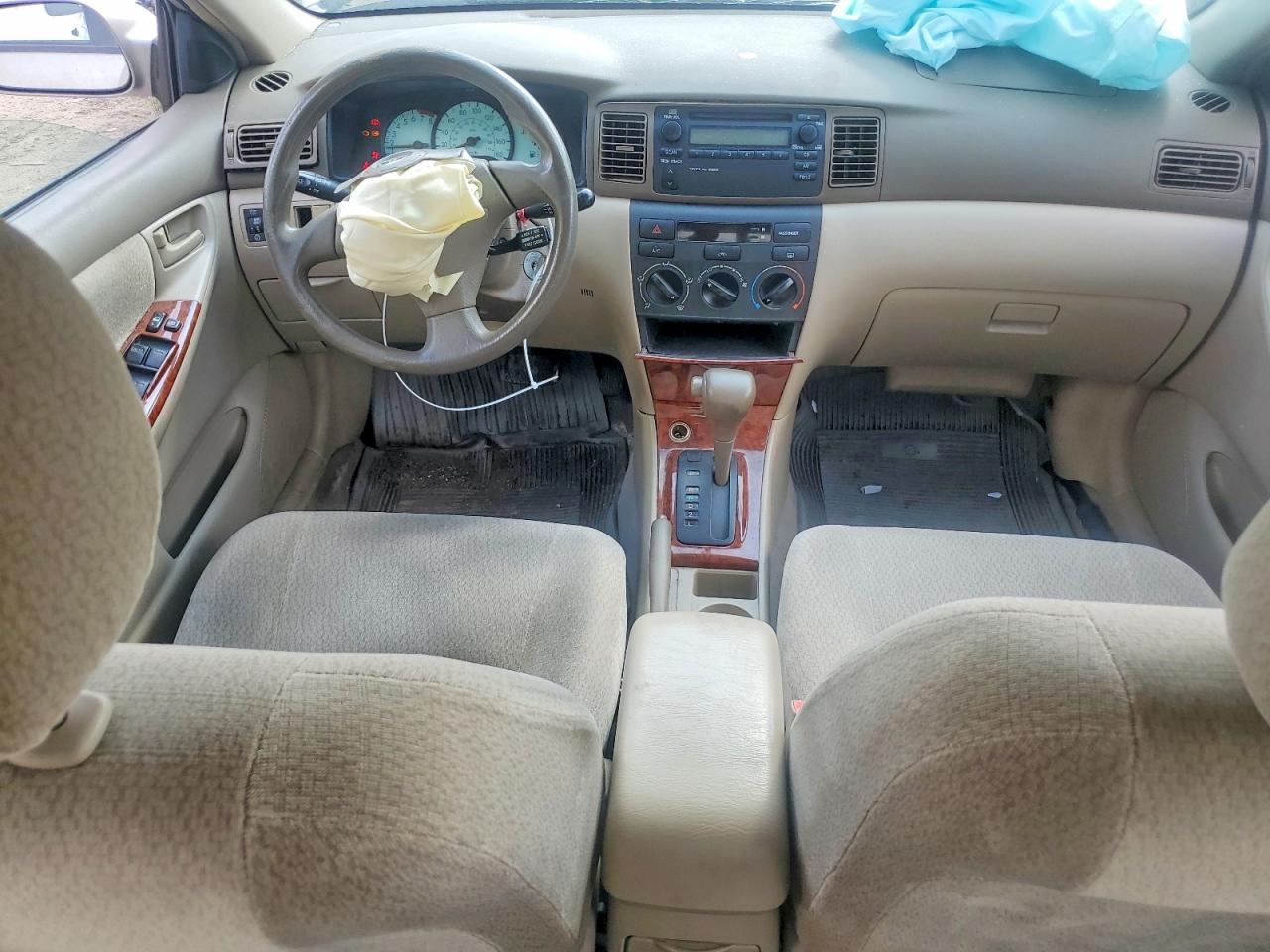 2003 Toyota Corolla Ce Silver vin: 2T1BR32E83C713439