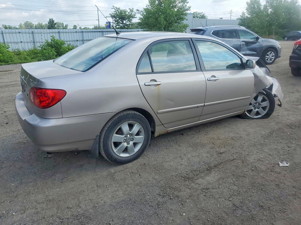 2003 Toyota Corolla Ce Silver vin: 2T1BR32E83C713439