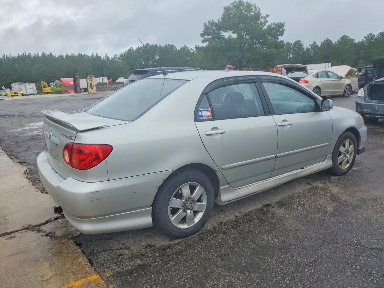 2004 Toyota Corolla S Silver vin: 2T1BR32E84C206011