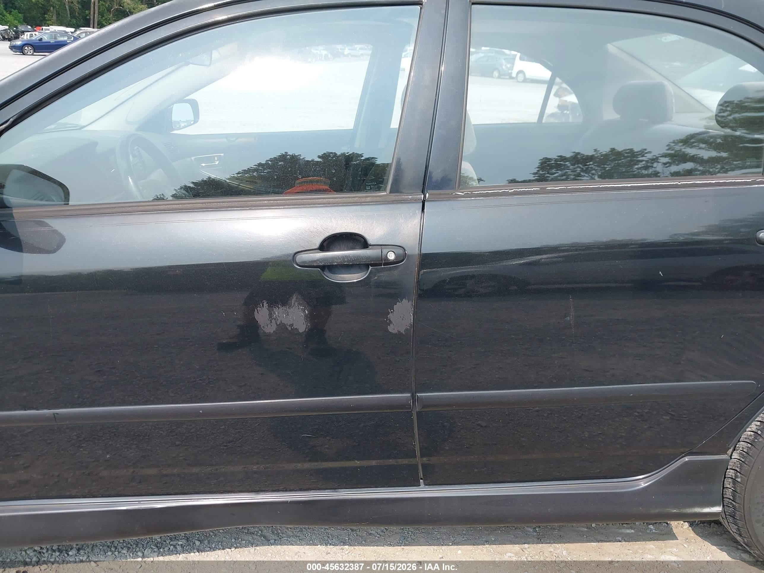 2004 Toyota Corolla S Black vin: 2T1BR32E84C226713