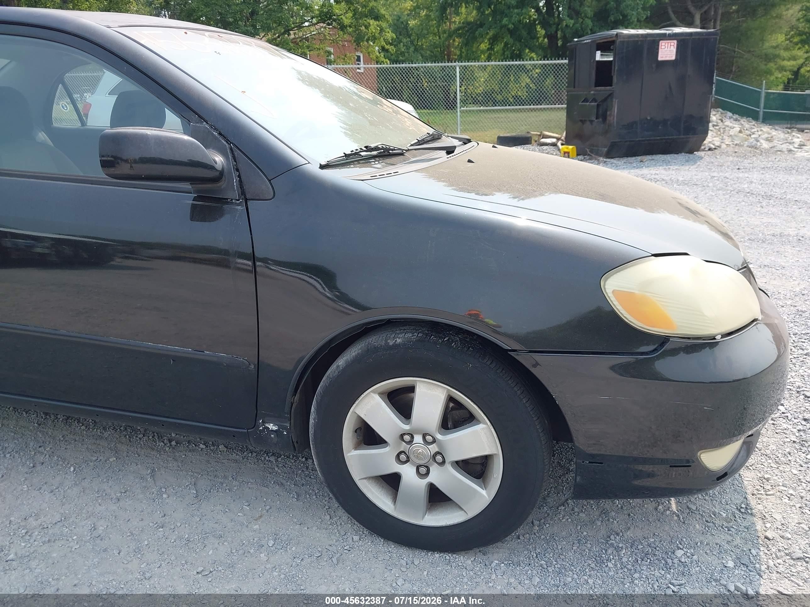 2004 Toyota Corolla S Black vin: 2T1BR32E84C226713