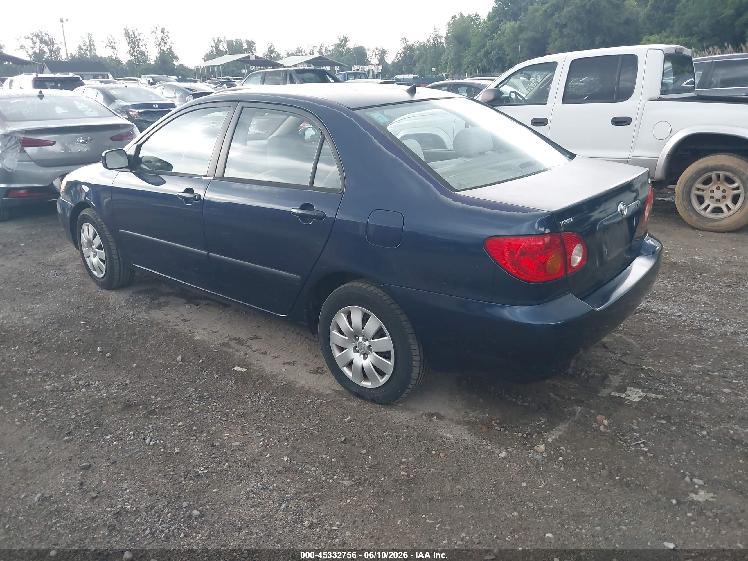 2004 Toyota Corolla Le Blue vin: 2T1BR32E84C235668