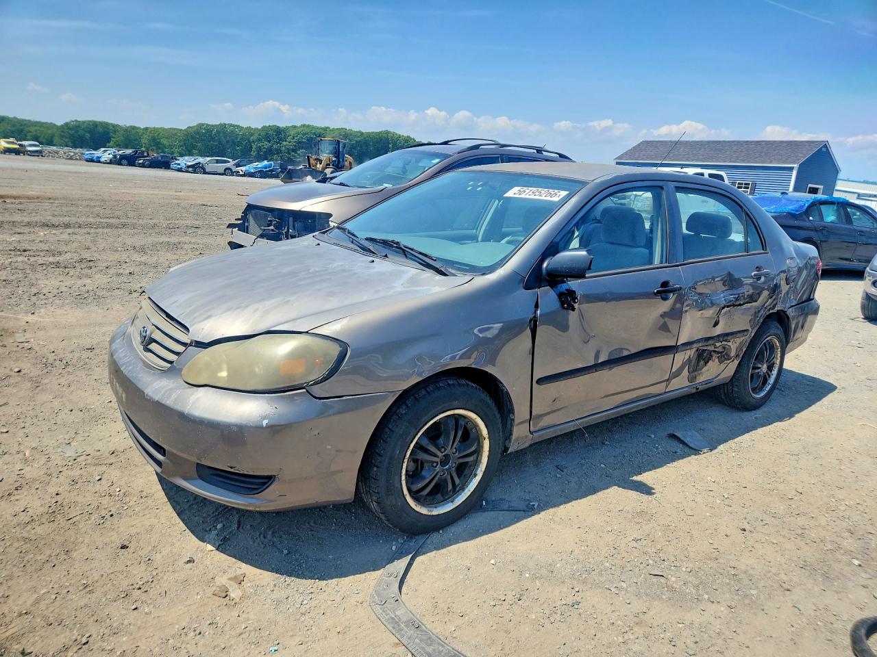 2004 Toyota Corolla Ce Gray vin: 2T1BR32E84C237601