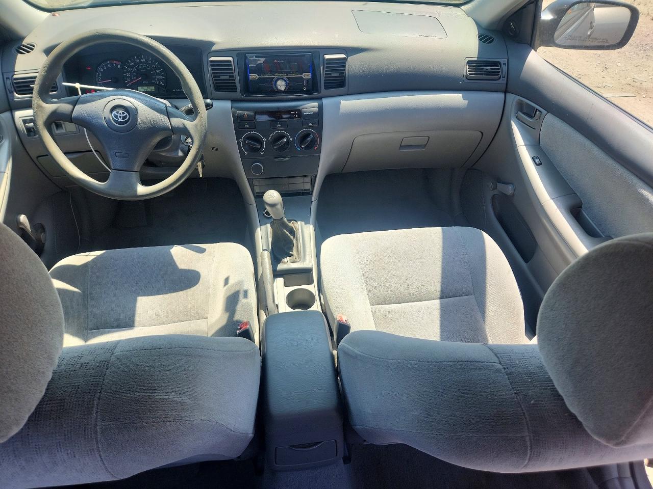 2004 Toyota Corolla Ce Gray vin: 2T1BR32E84C237601