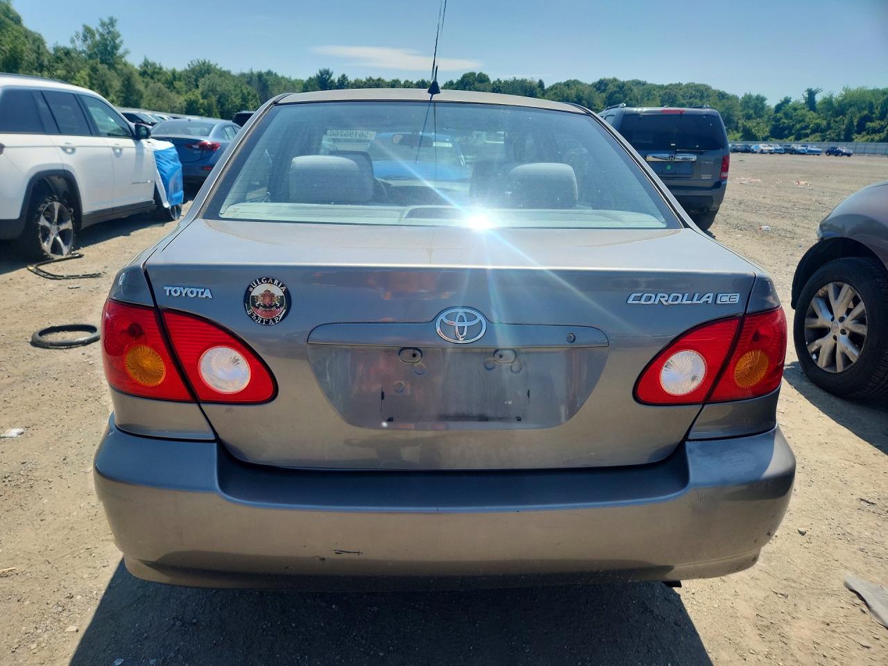 2004 Toyota Corolla Ce Gray vin: 2T1BR32E84C237601