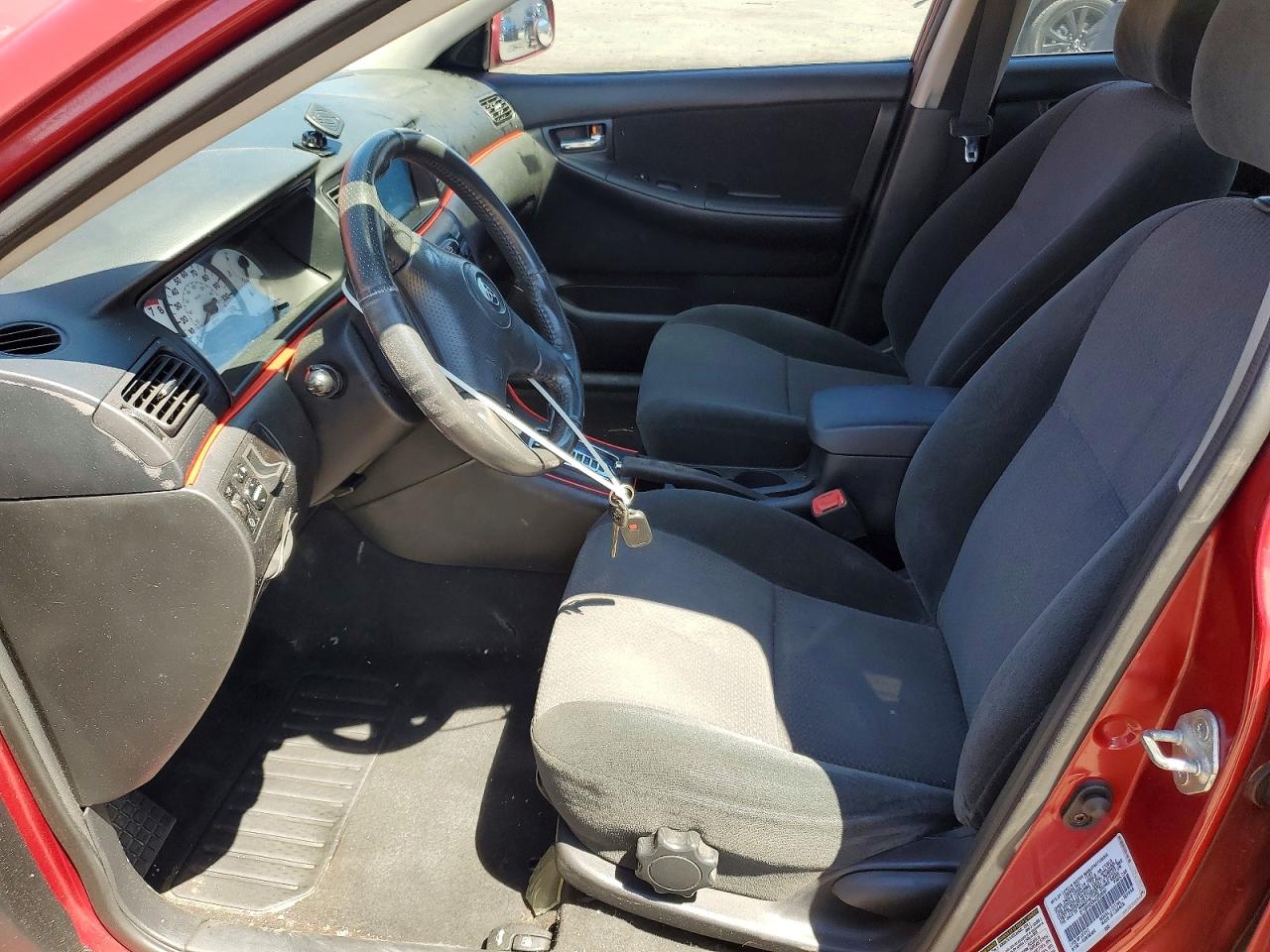 2004 Toyota Corolla S Red vin: 2T1BR32E84C256097