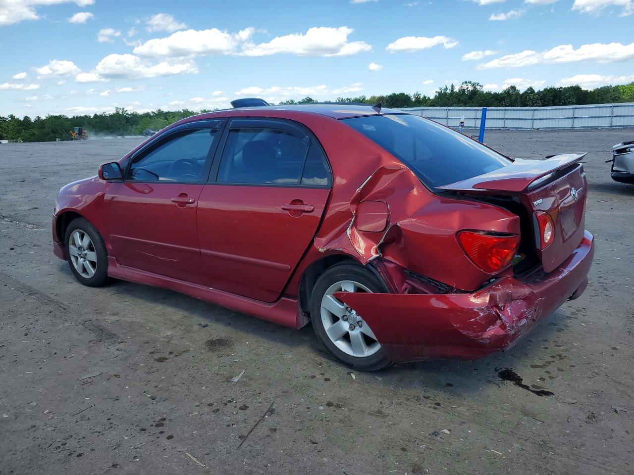 2004 Toyota Corolla S Red vin: 2T1BR32E84C256097
