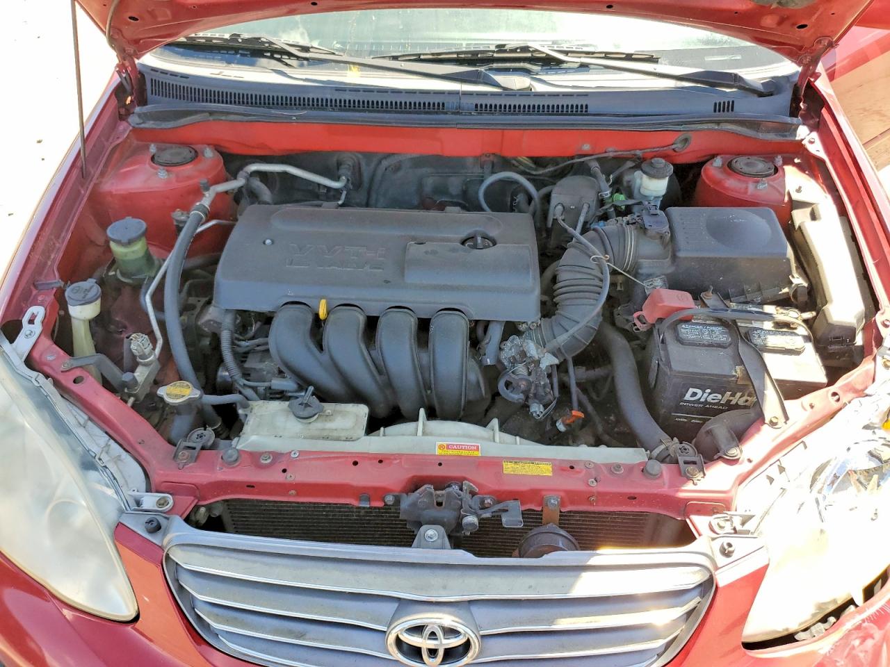 2004 Toyota Corolla S Red vin: 2T1BR32E84C256097